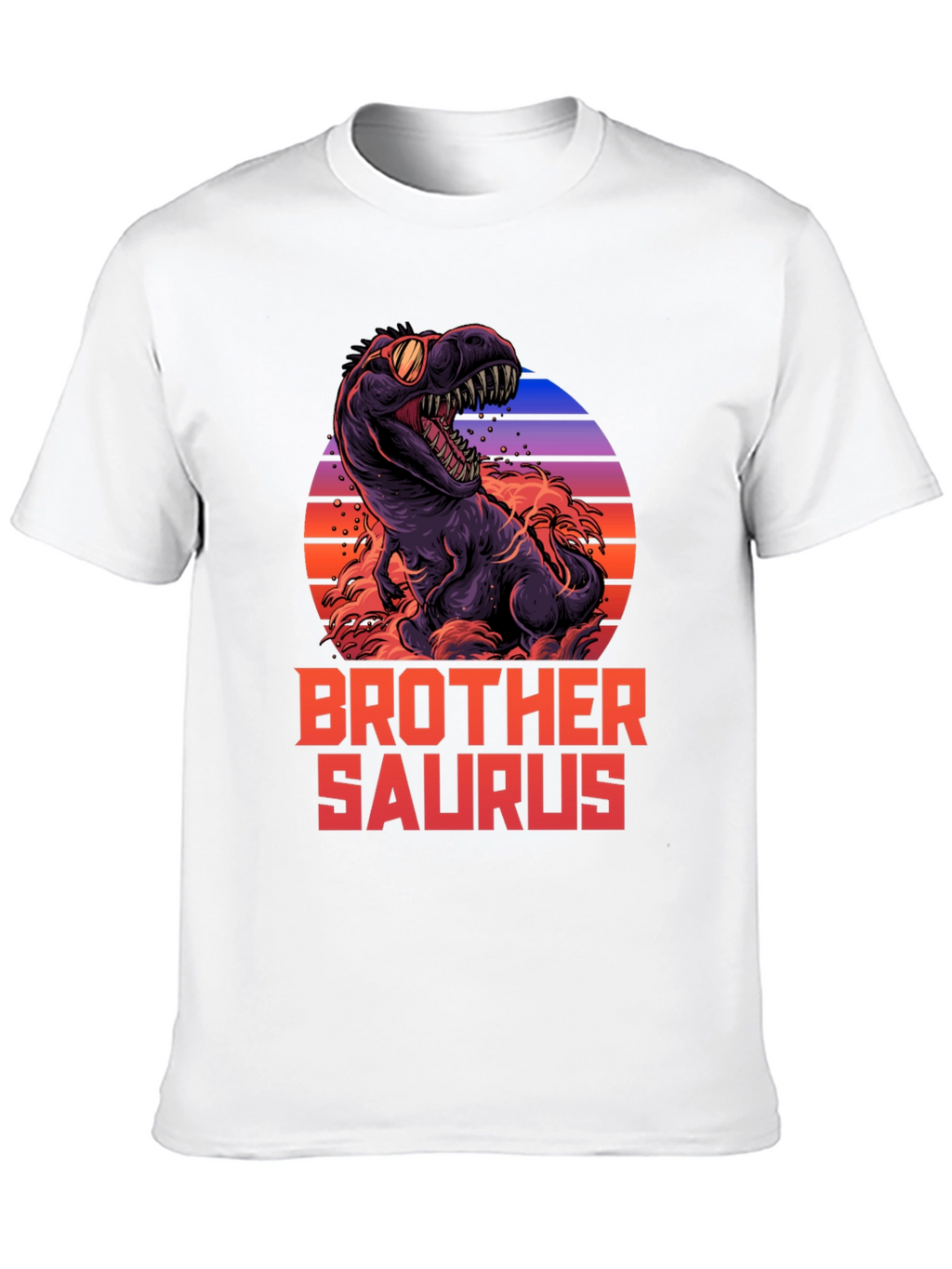Brother Saurus T-Shirt Dinosaur Graphic Tee