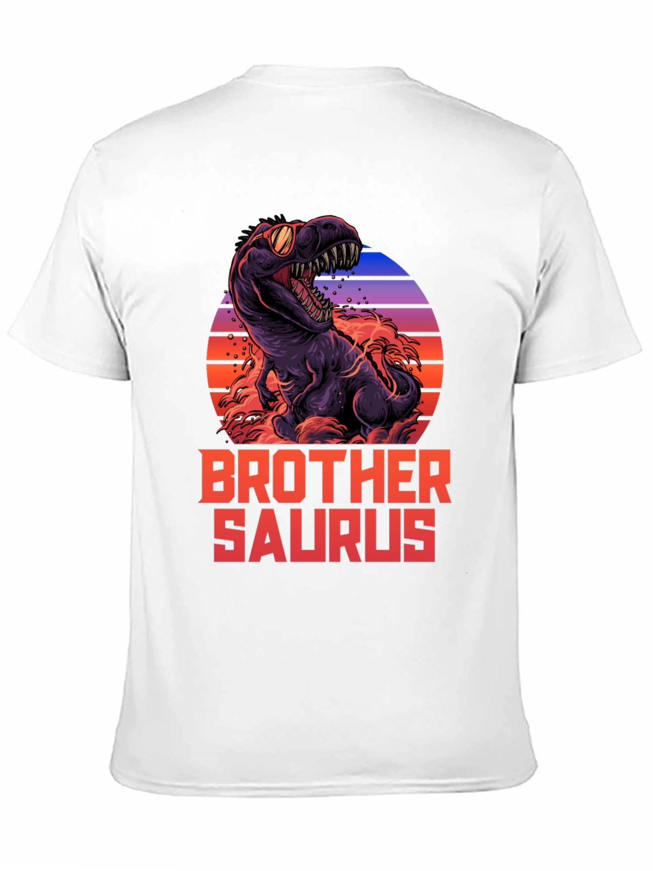 Brother Saurus T-Shirt Dinosaur Graphic Tee