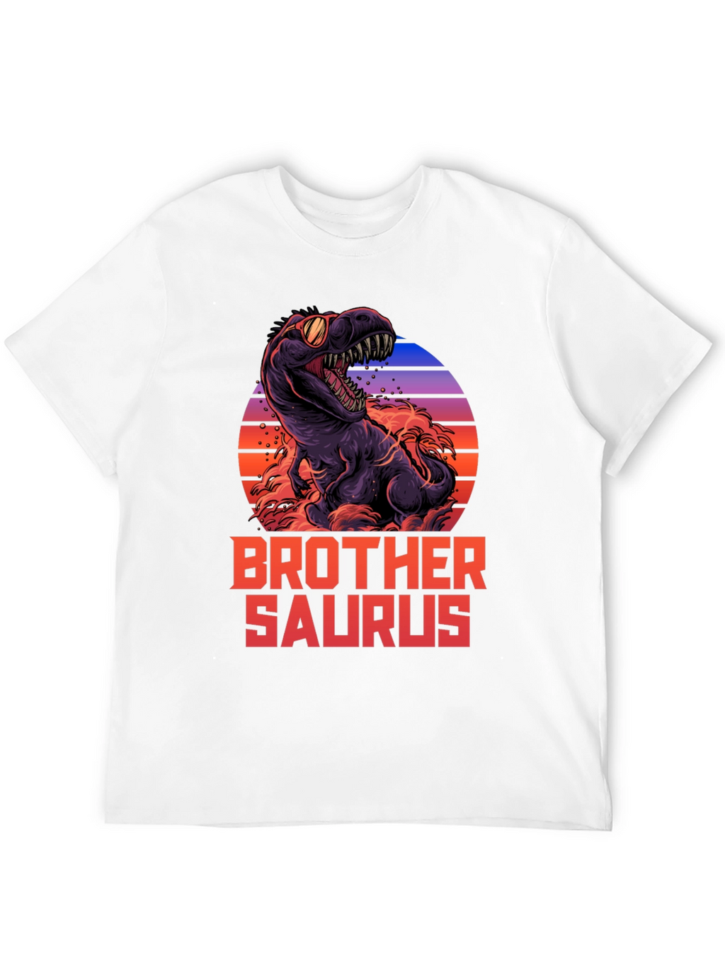 Brother Saurus T-Shirt Dinosaur Graphic Tee