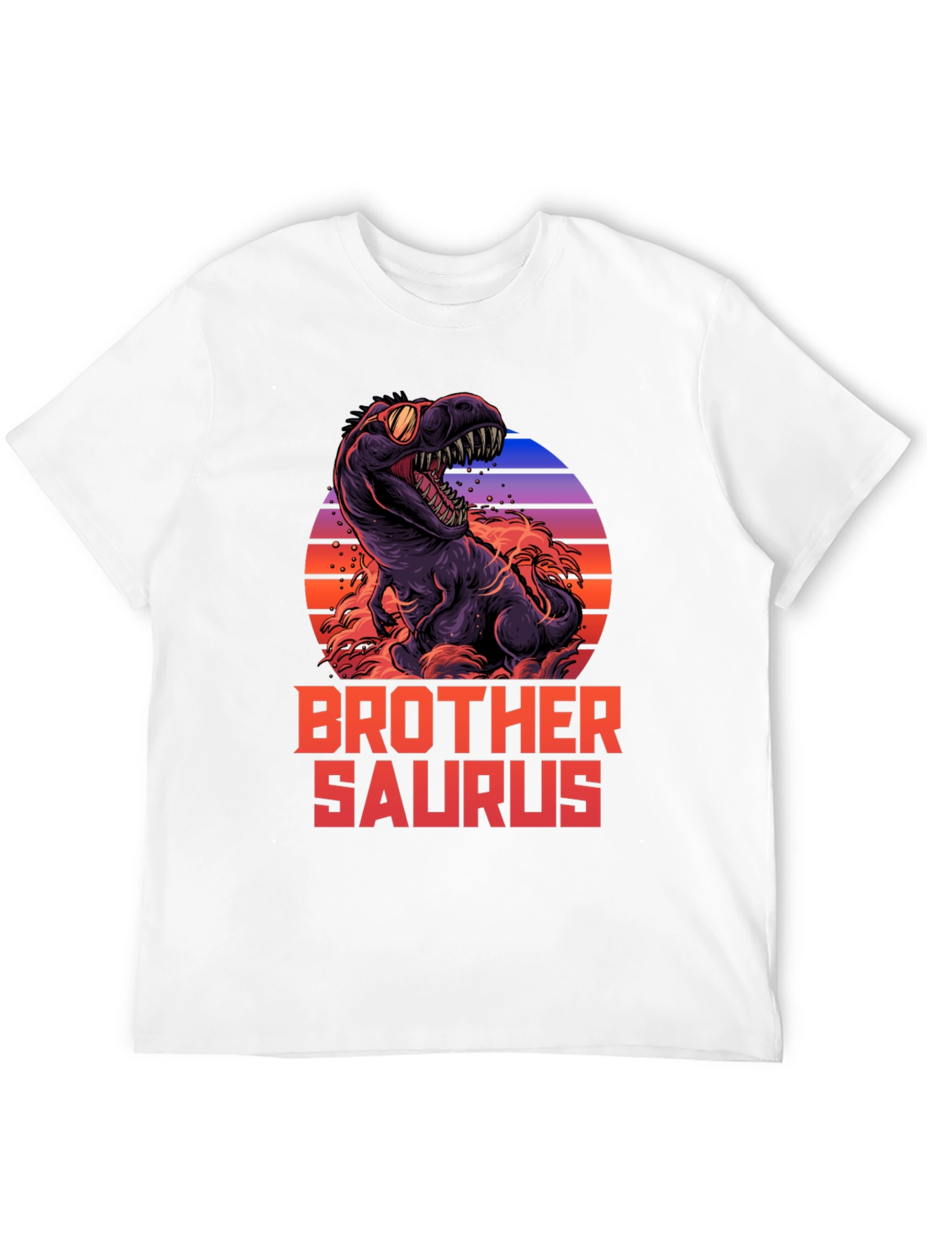 Brother Saurus T-Shirt Dinosaur Graphic Tee