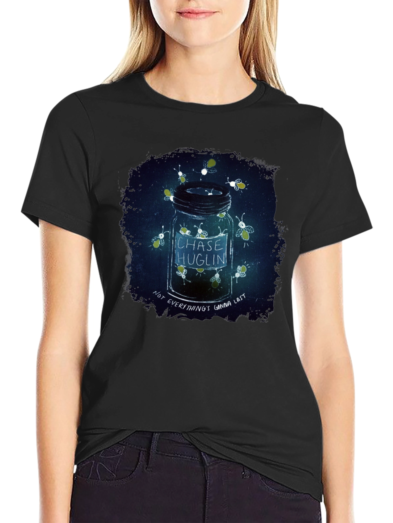 Chase Huglin Firefly Jar Black T-Shirt