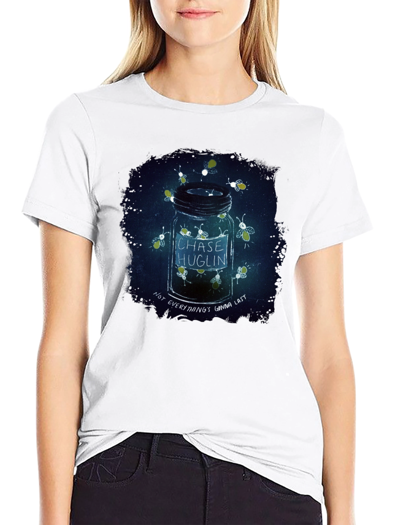 Chase Huglin Firefly Jar Black T-Shirt