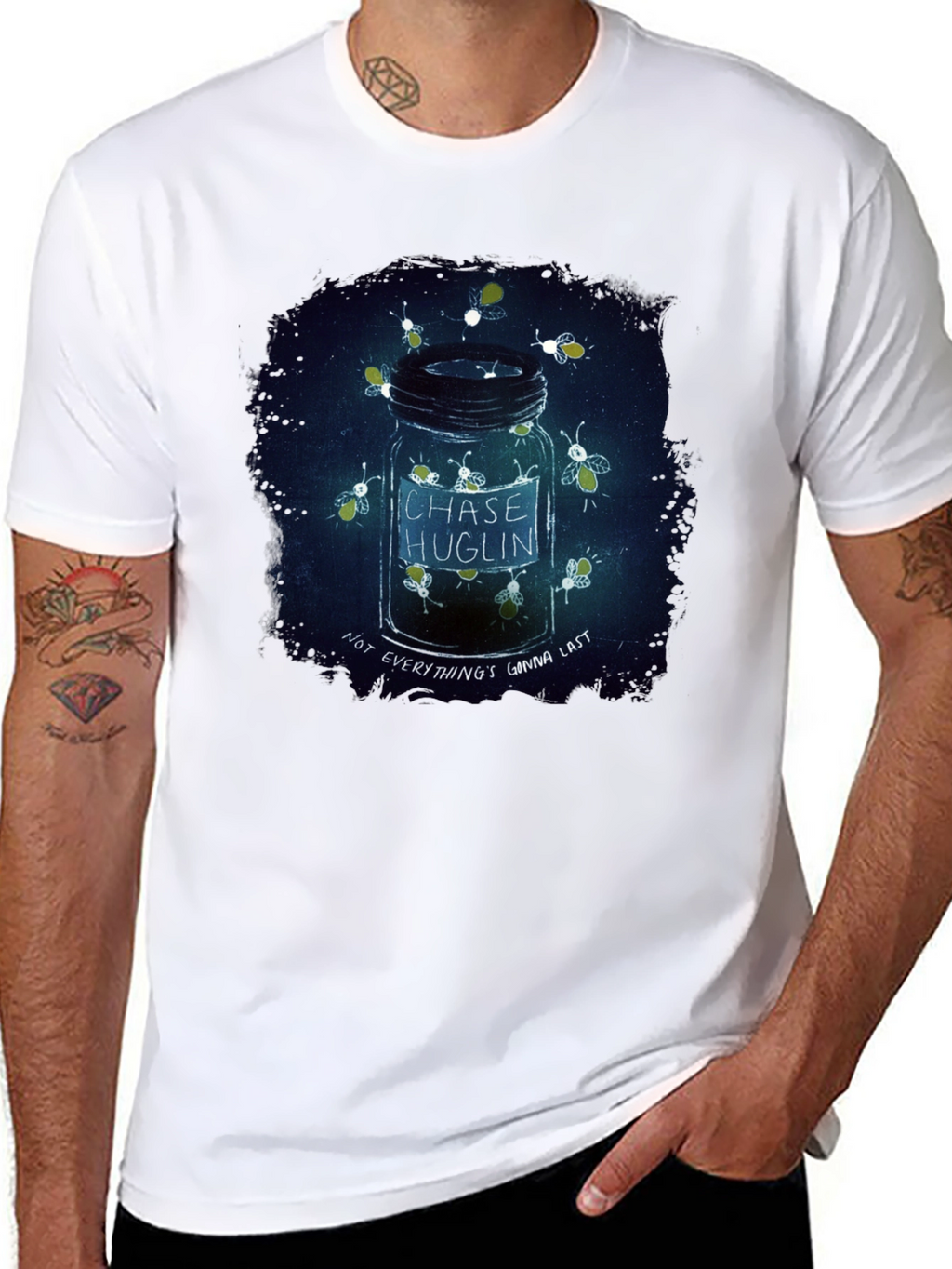 Chase Huglin Firefly Jar Black T-Shirt