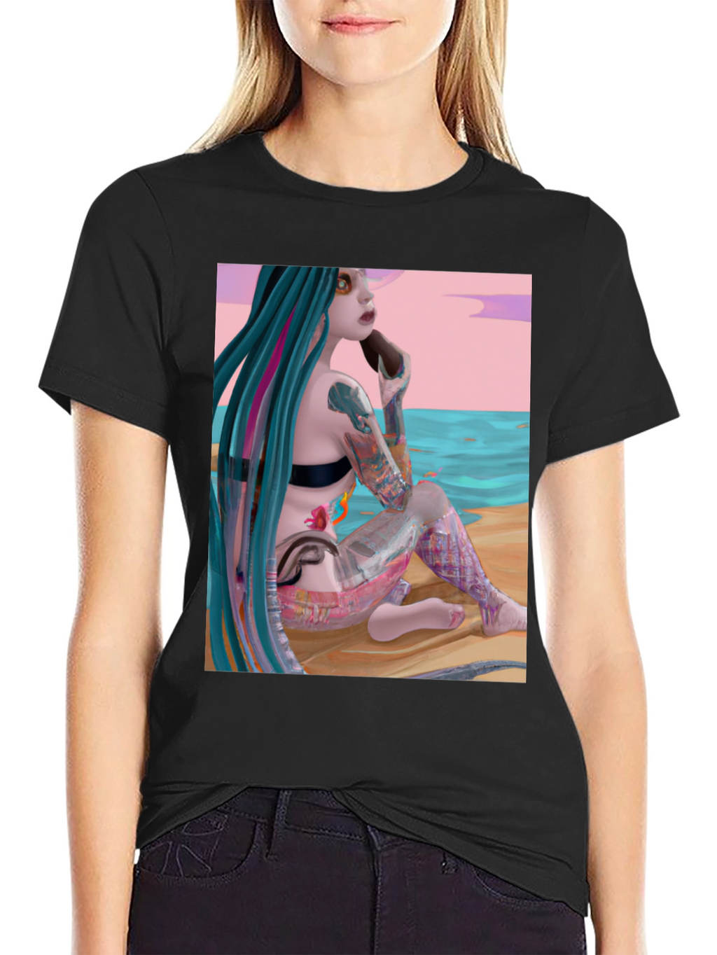 Artistic Mermaid T-Shirt