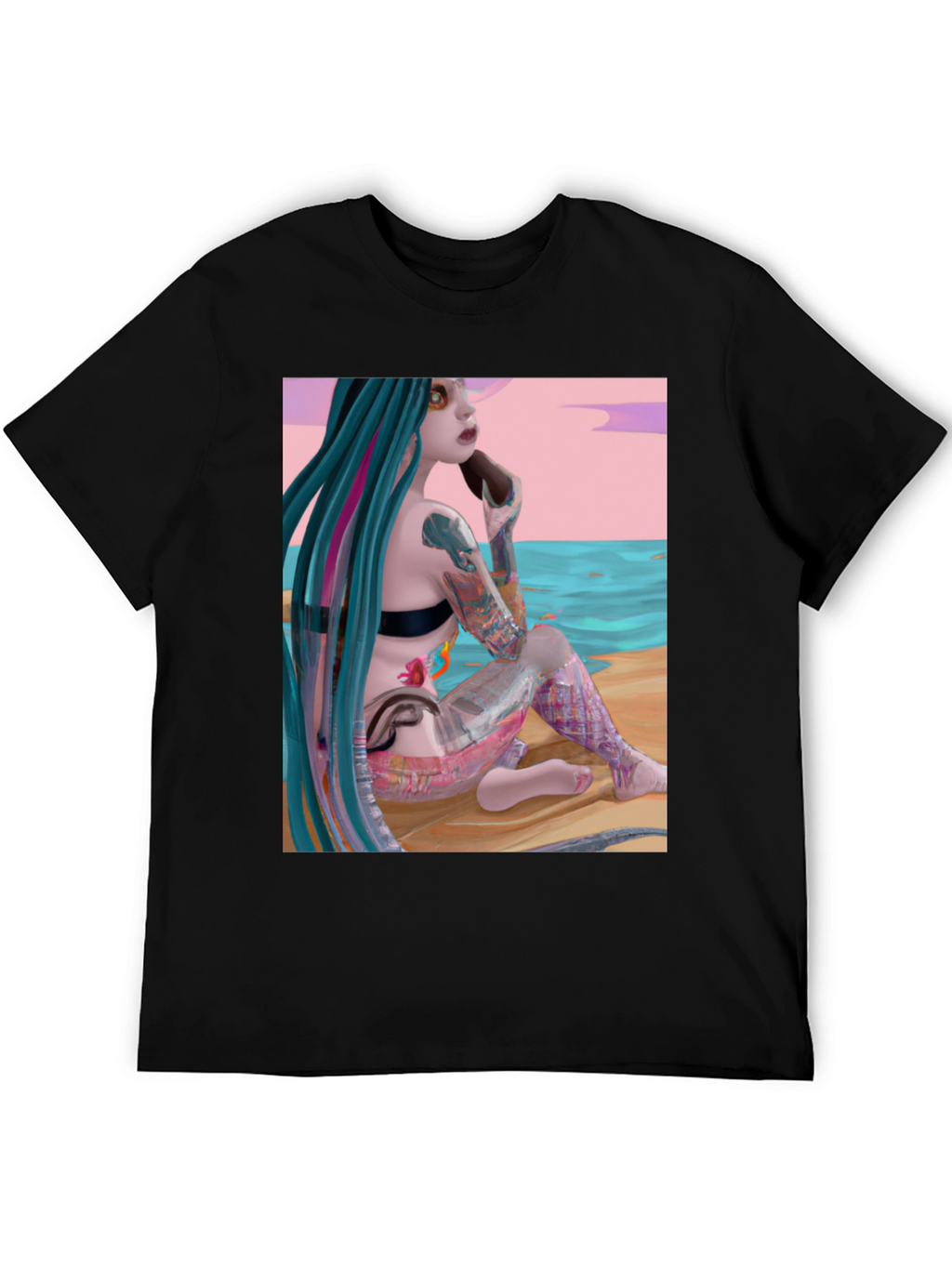 Artistic Mermaid T-Shirt