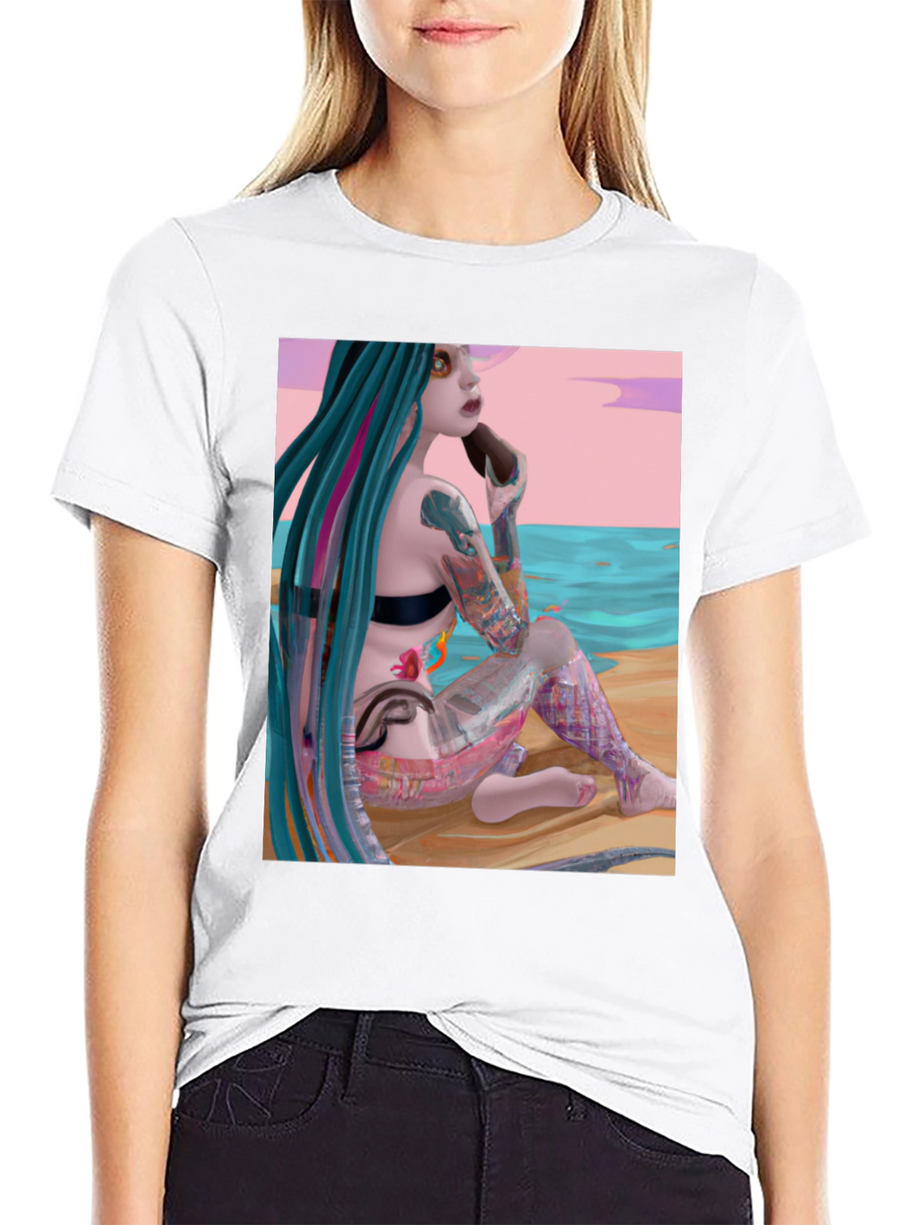 Artistic Mermaid T-Shirt