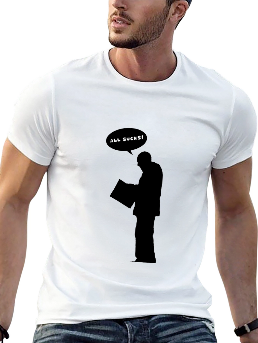 All Sucks! Graphic Print T-Shirt