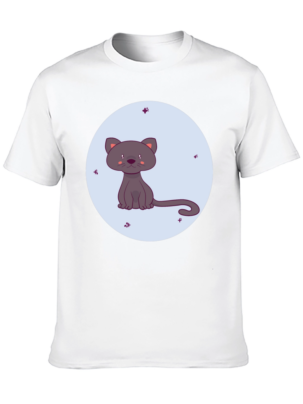 Cute Cartoon Cat T-Shirt - Soft & Stylish