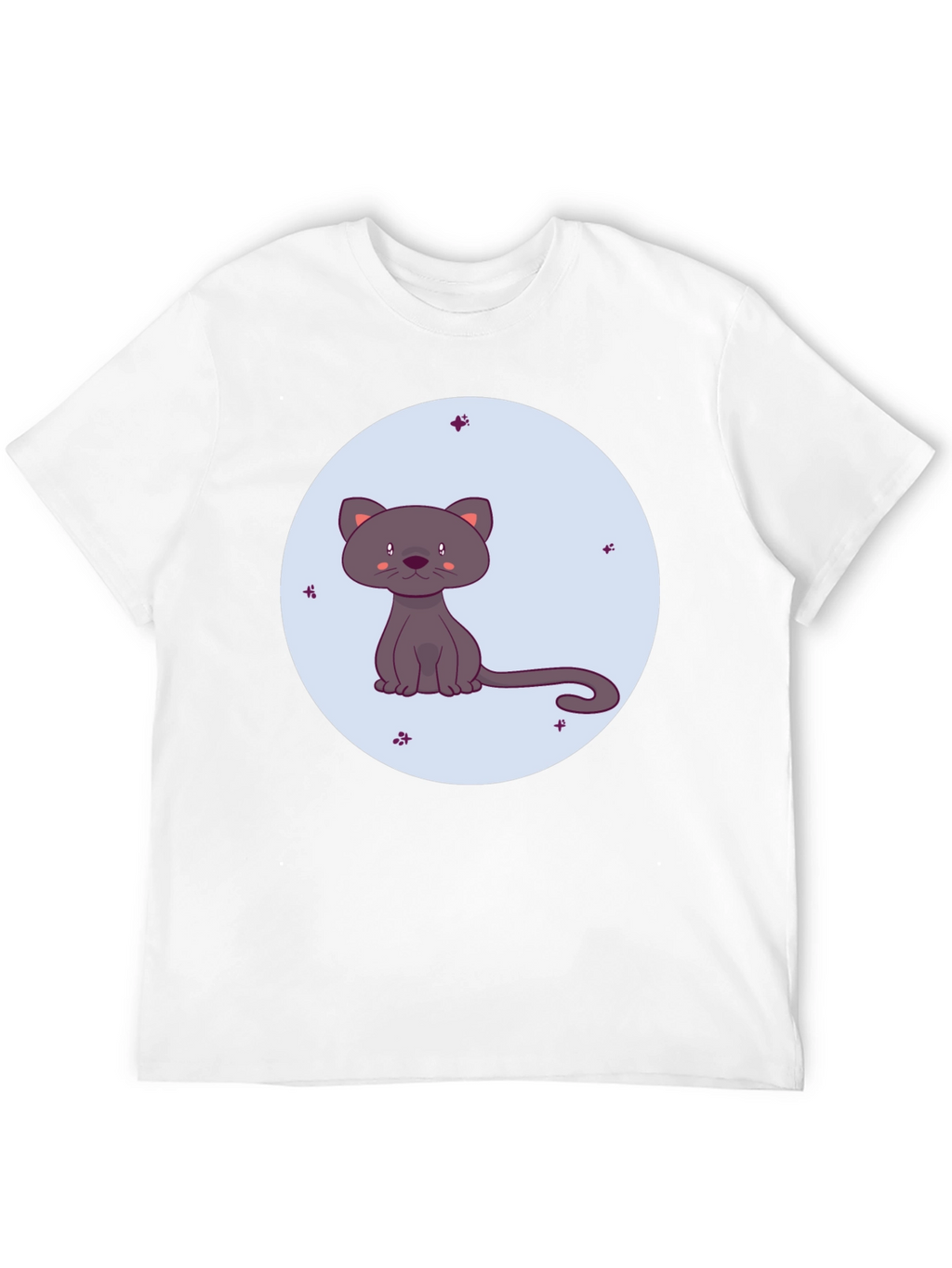 Cute Cartoon Cat T-Shirt - Soft & Stylish