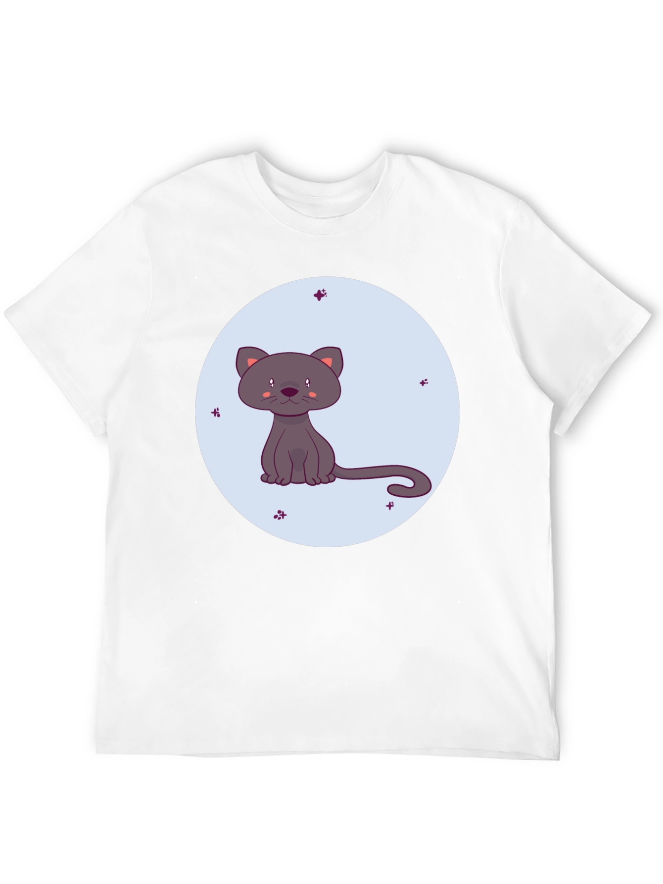 Cute Cartoon Cat T-Shirt - Soft & Stylish