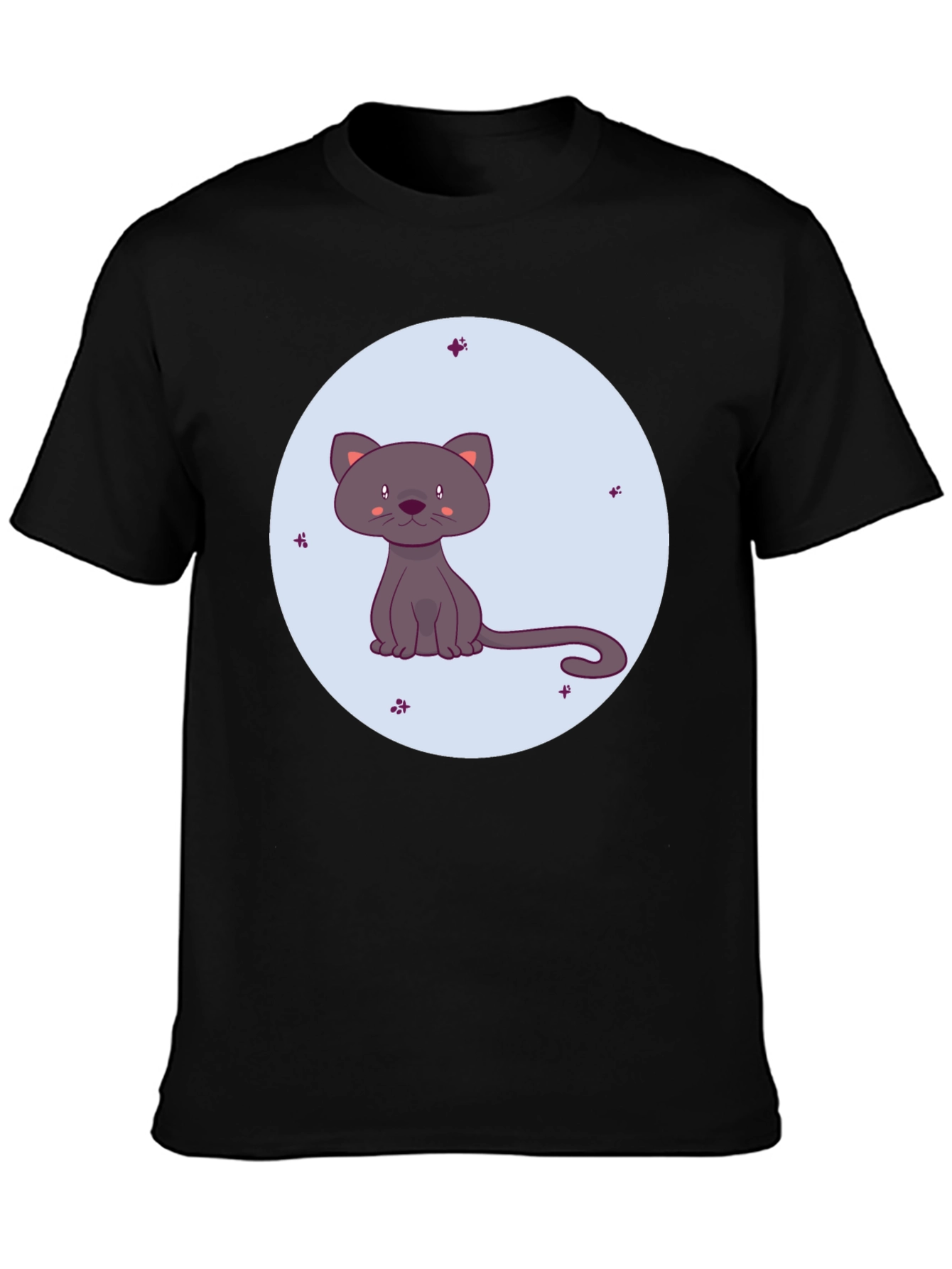 Cute Cartoon Cat T-Shirt - Soft & Stylish