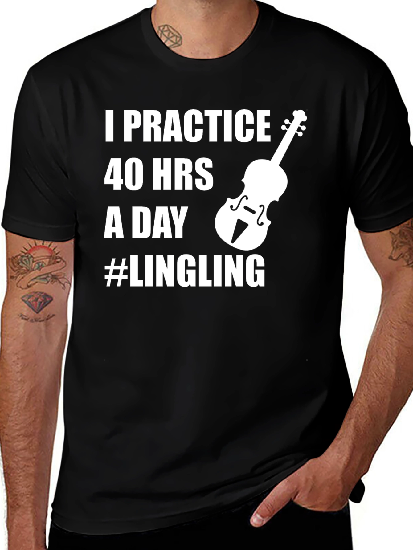 I Practice 40 Hours A Day Ling Ling T-Shirt