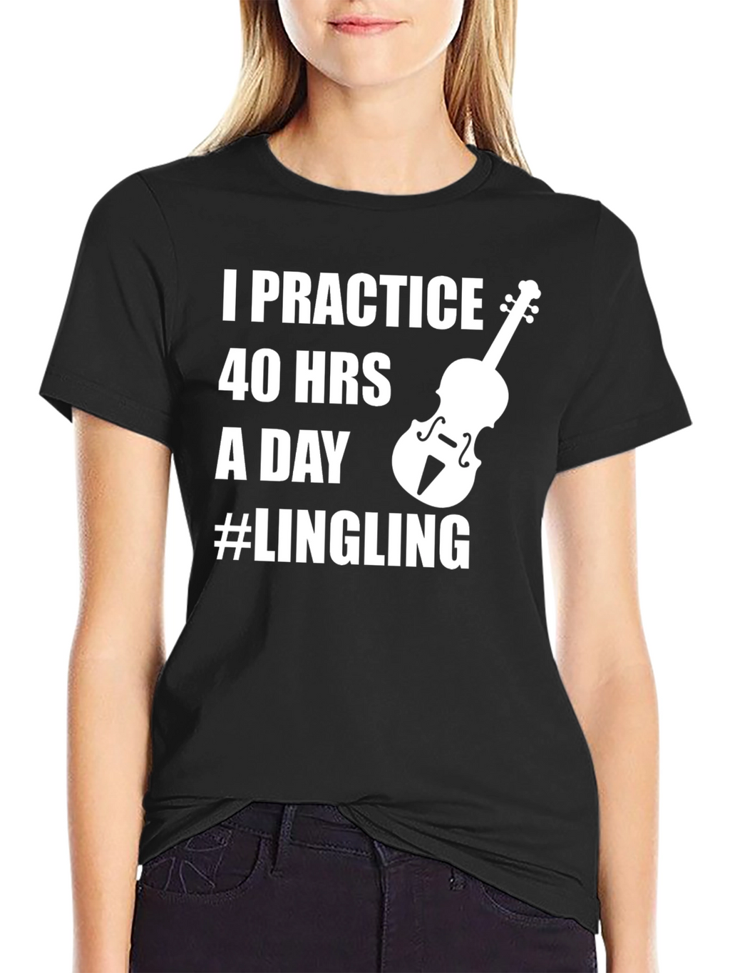 I Practice 40 Hours A Day Ling Ling T-Shirt