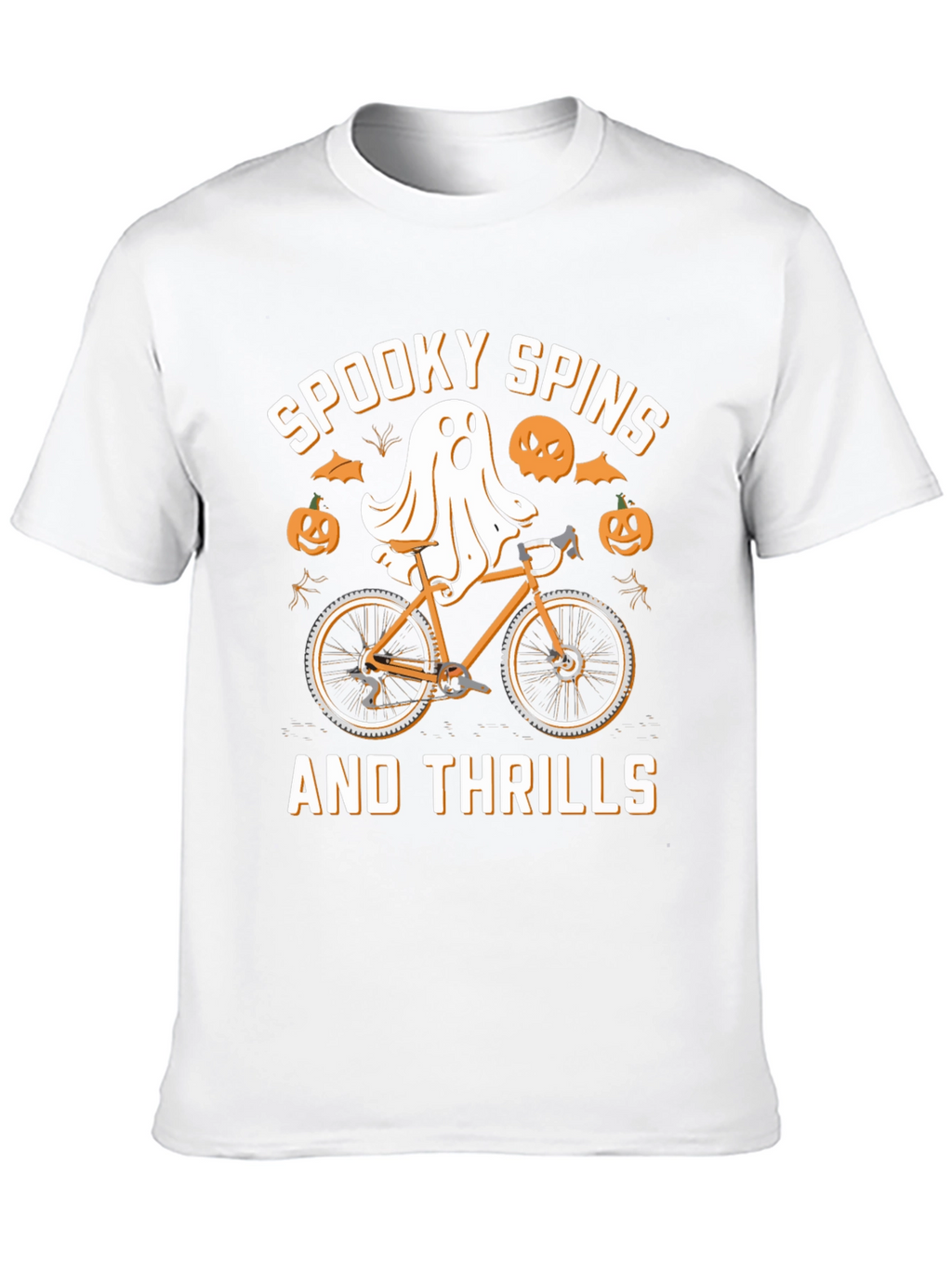 Spooky Spins Halloween Graphic T-Shirt