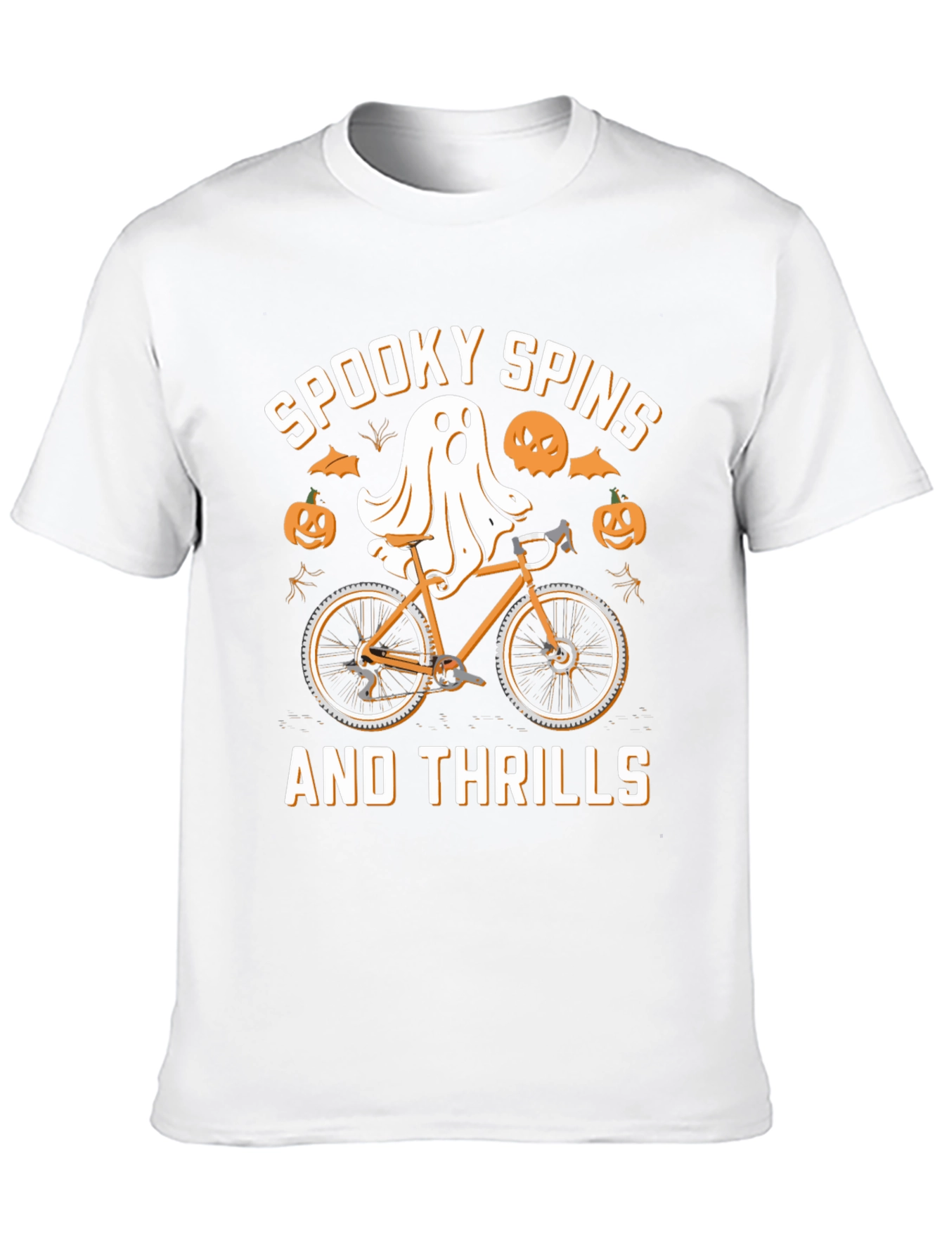 Spooky Spins Halloween Graphic T-Shirt