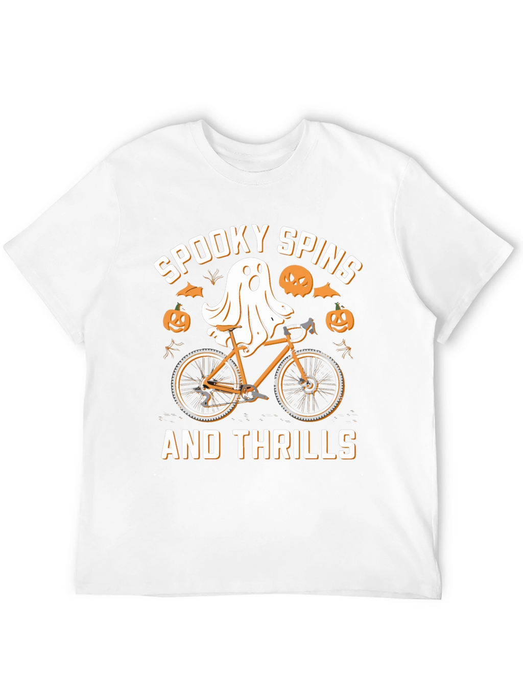 Spooky Spins Halloween Graphic T-Shirt