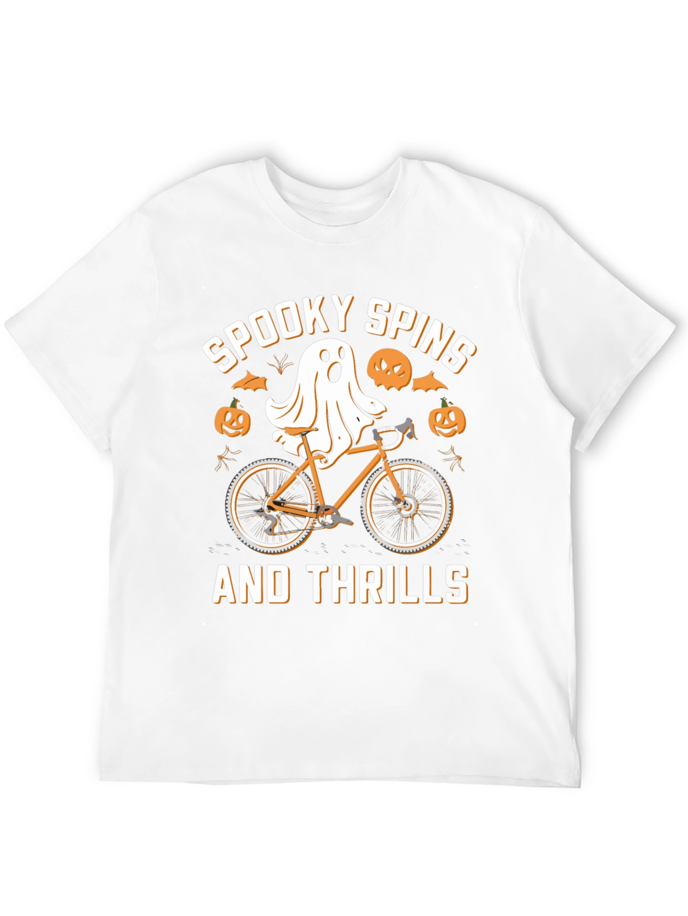 Spooky Spins Halloween Graphic T-Shirt
