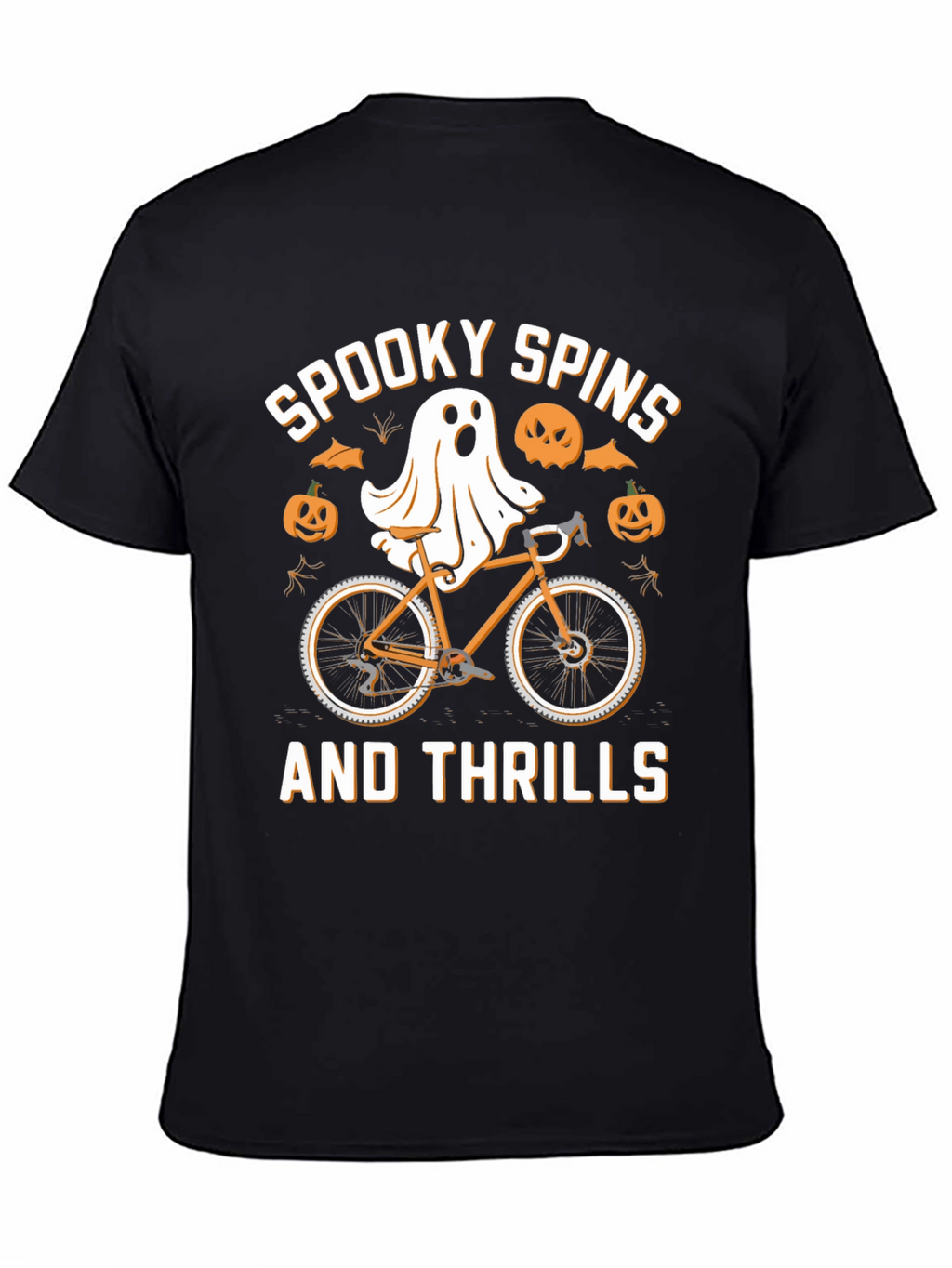 Spooky Spins Halloween Graphic T-Shirt