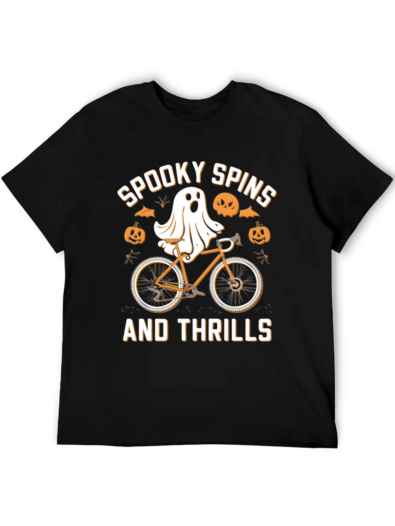 Spooky Spins Halloween Graphic T-Shirt
