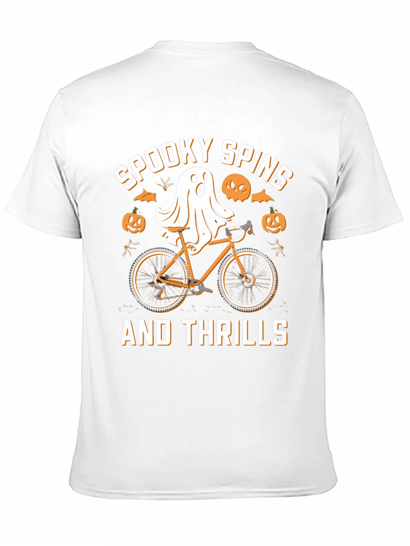 Spooky Spins Halloween Graphic T-Shirt