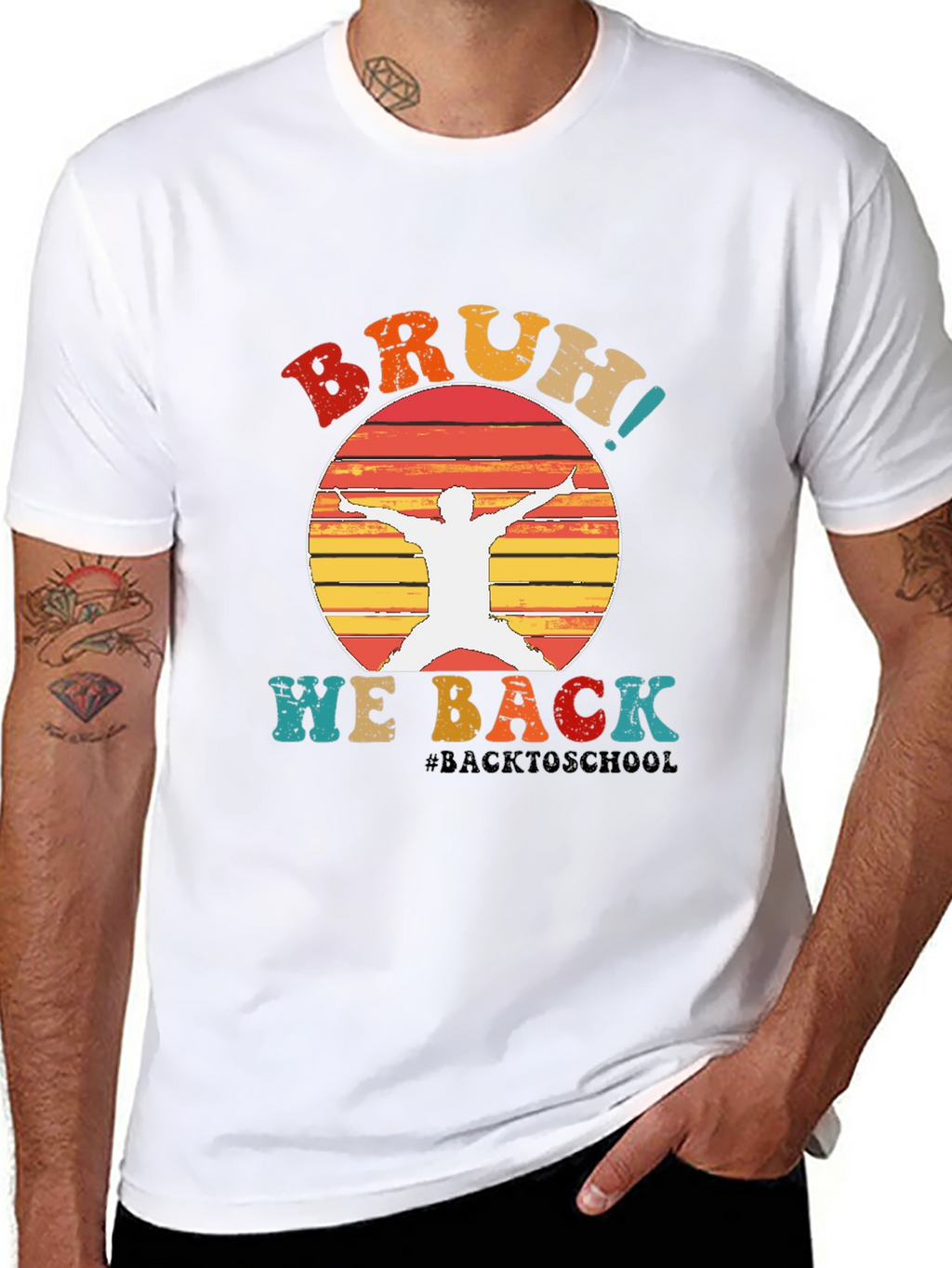Bruh! We Back T-Shirt Retro Style