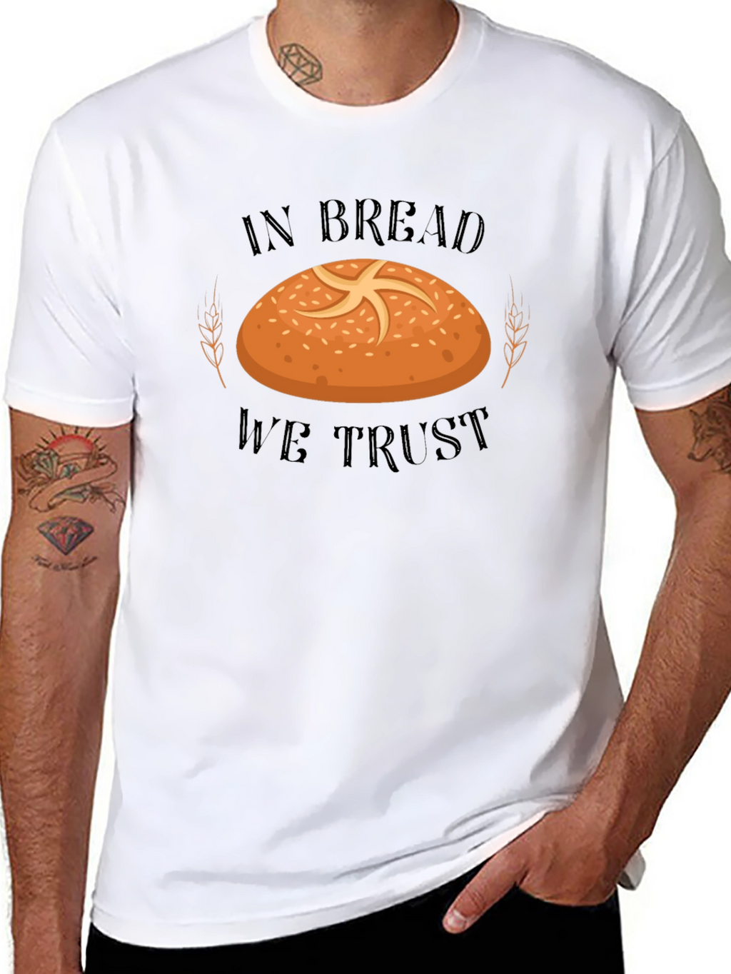 In Bread We Trust T-Shirt - Funny Baker Tee