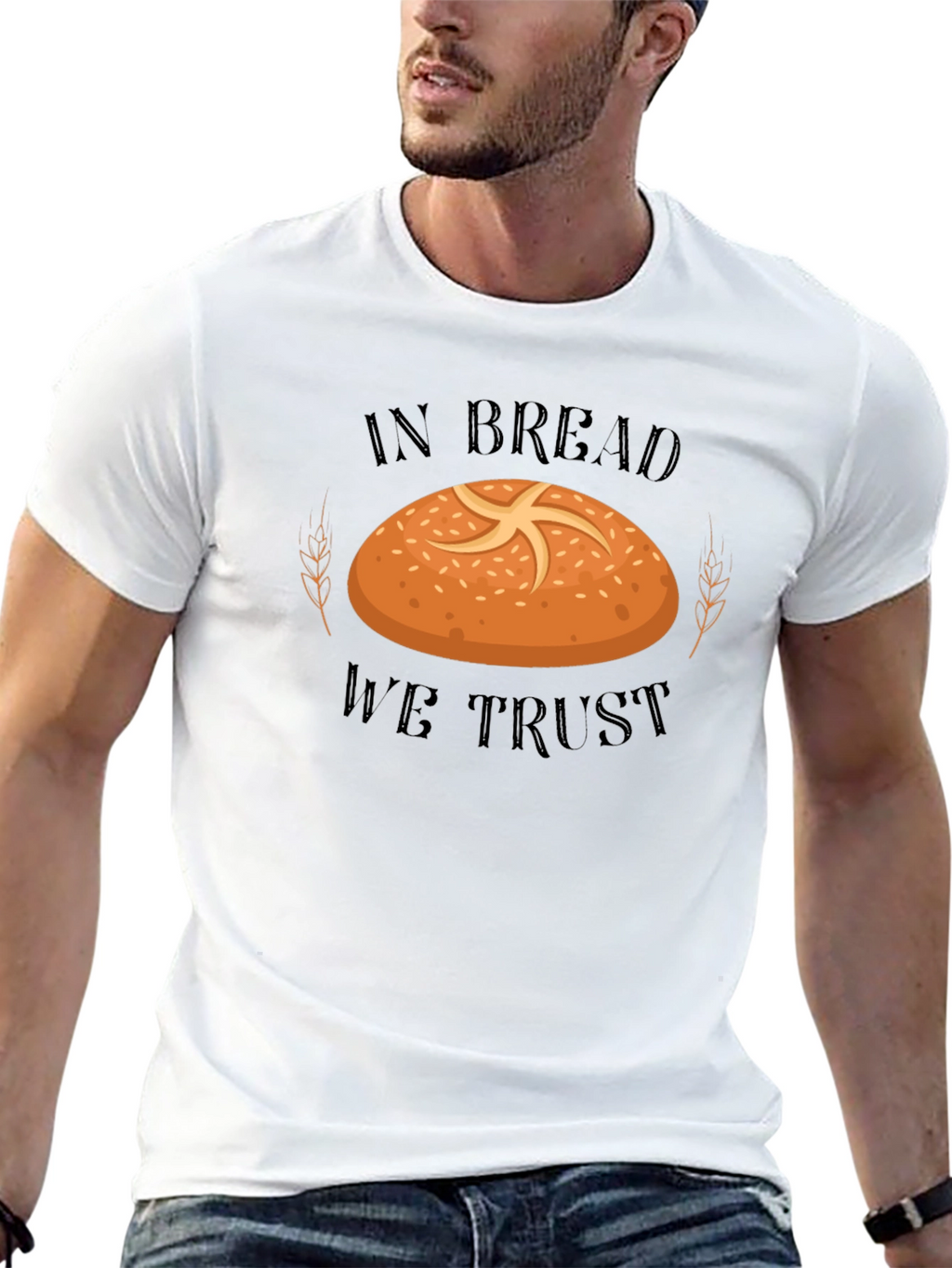 In Bread We Trust T-Shirt - Funny Baker Tee