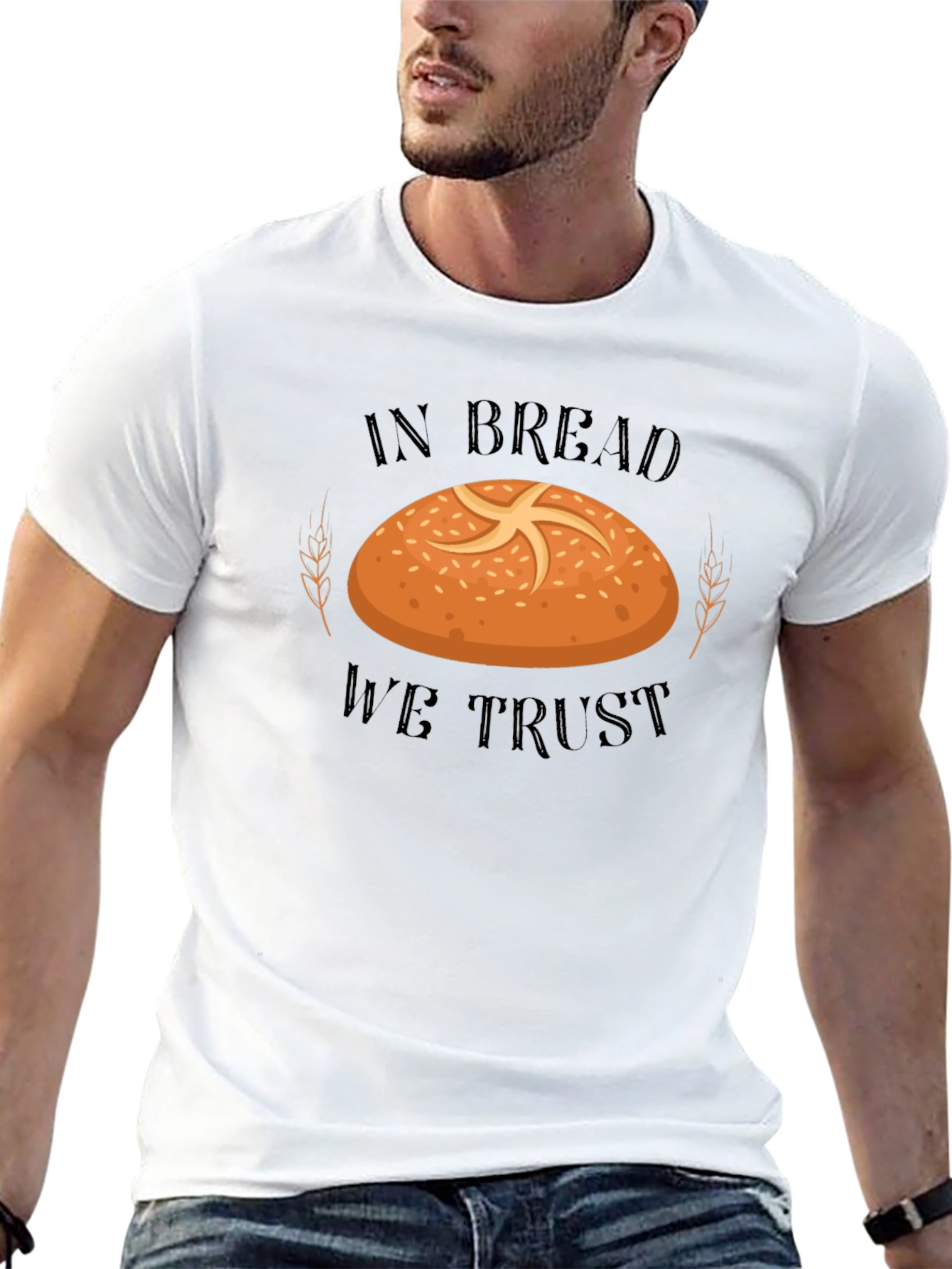 In Bread We Trust T-Shirt - Funny Baker Tee
