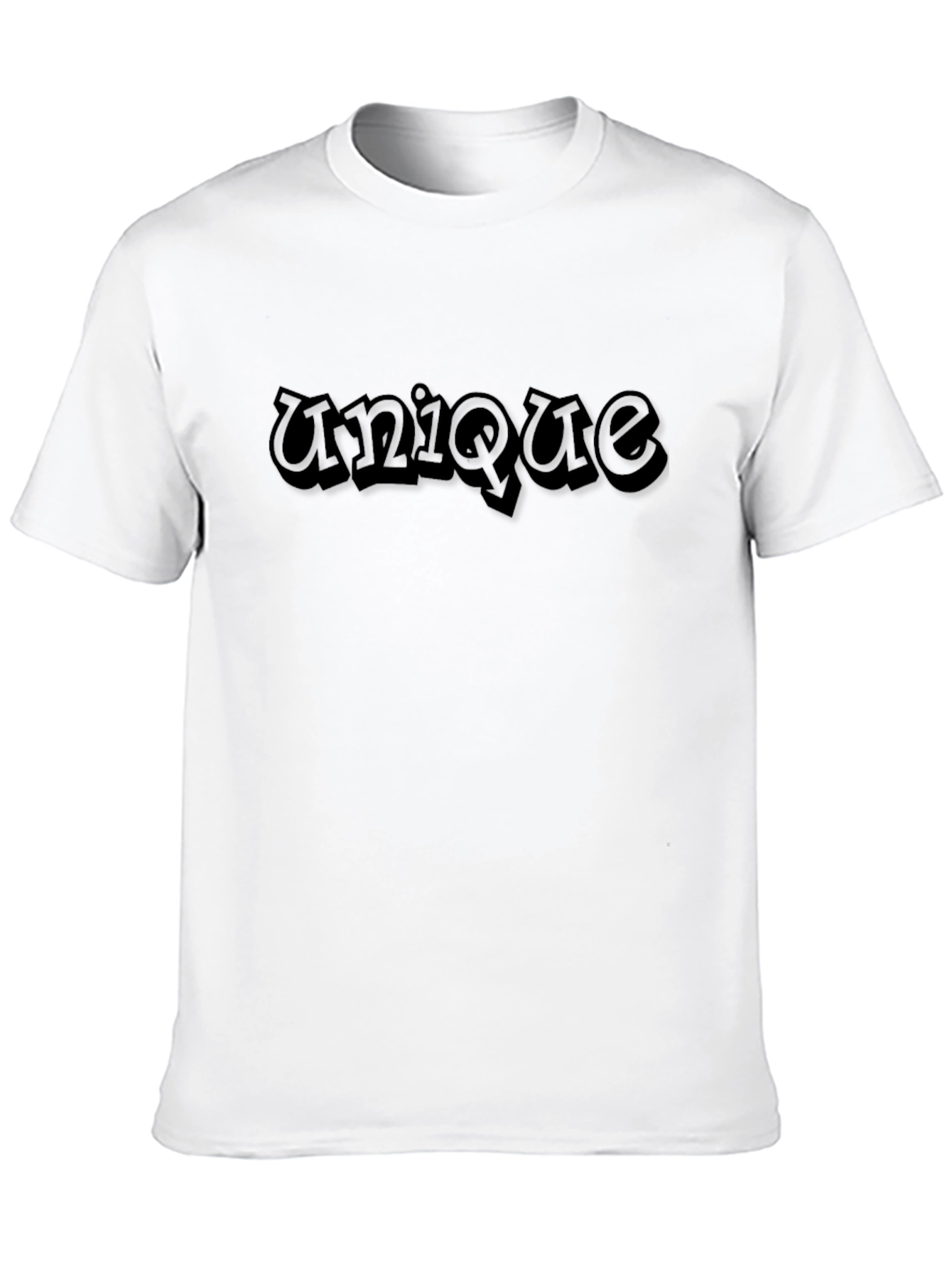 Unique Black Graphic T-Shirt