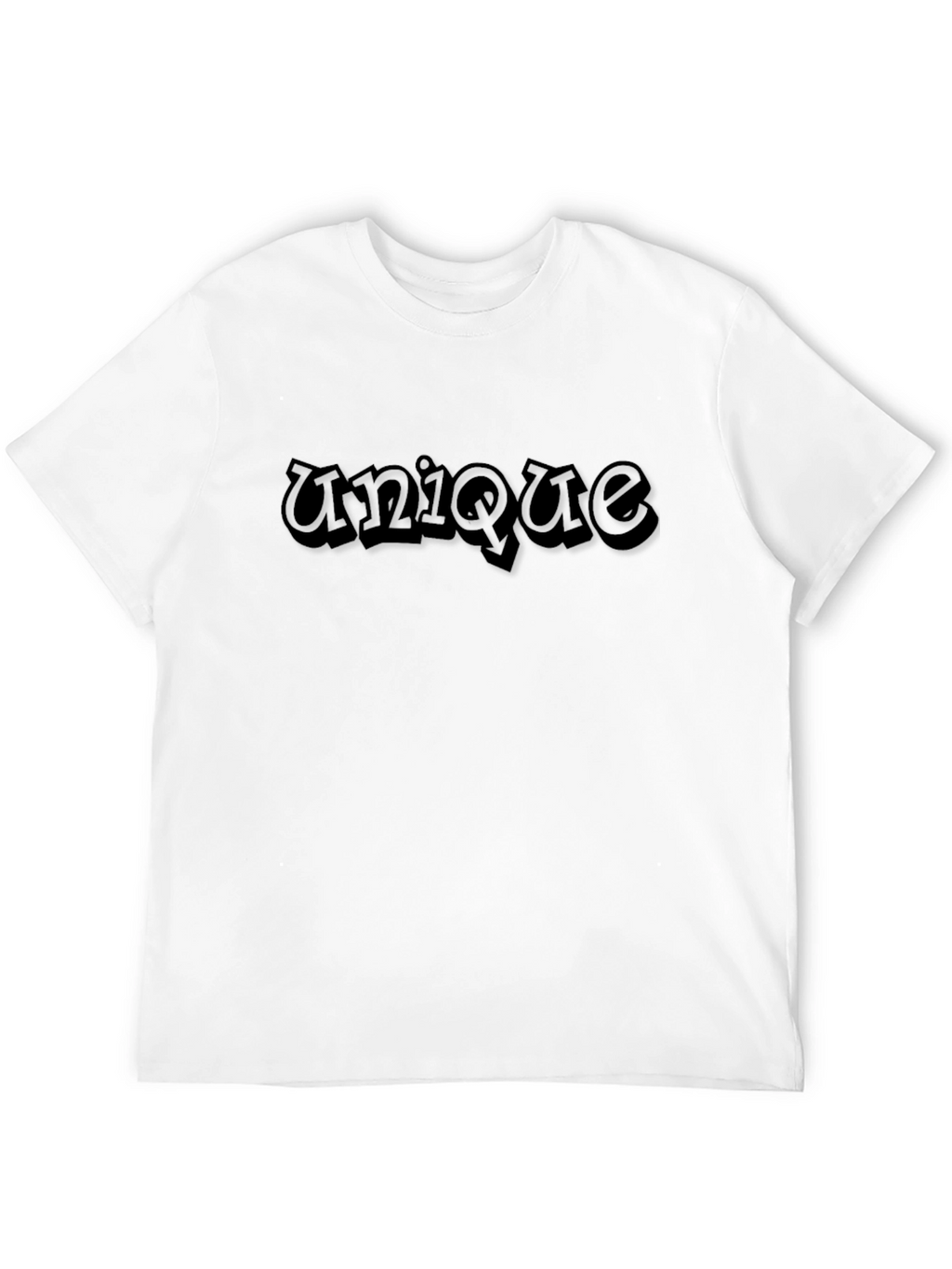 Unique Black Graphic T-Shirt