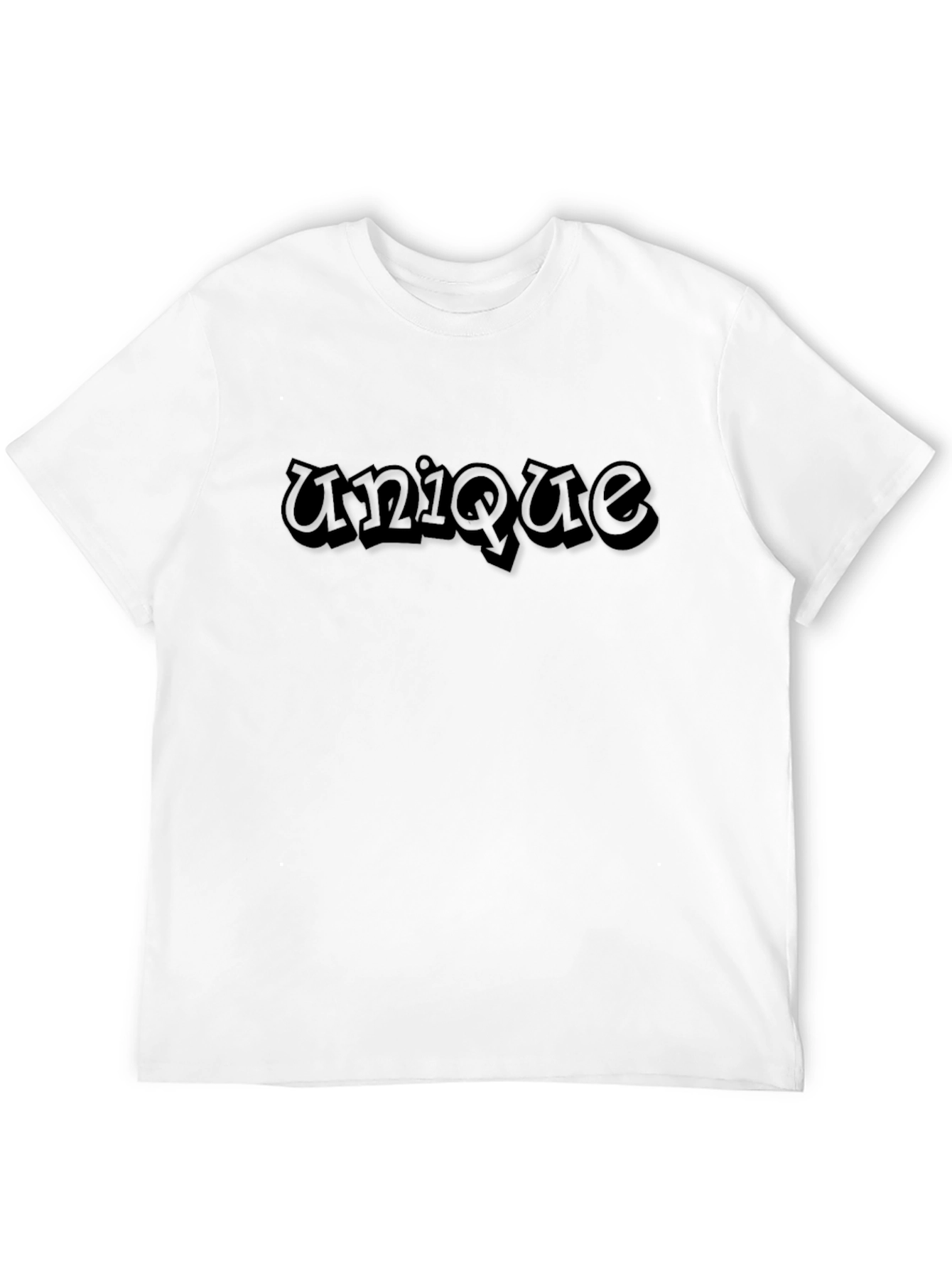 Unique Black Graphic T-Shirt