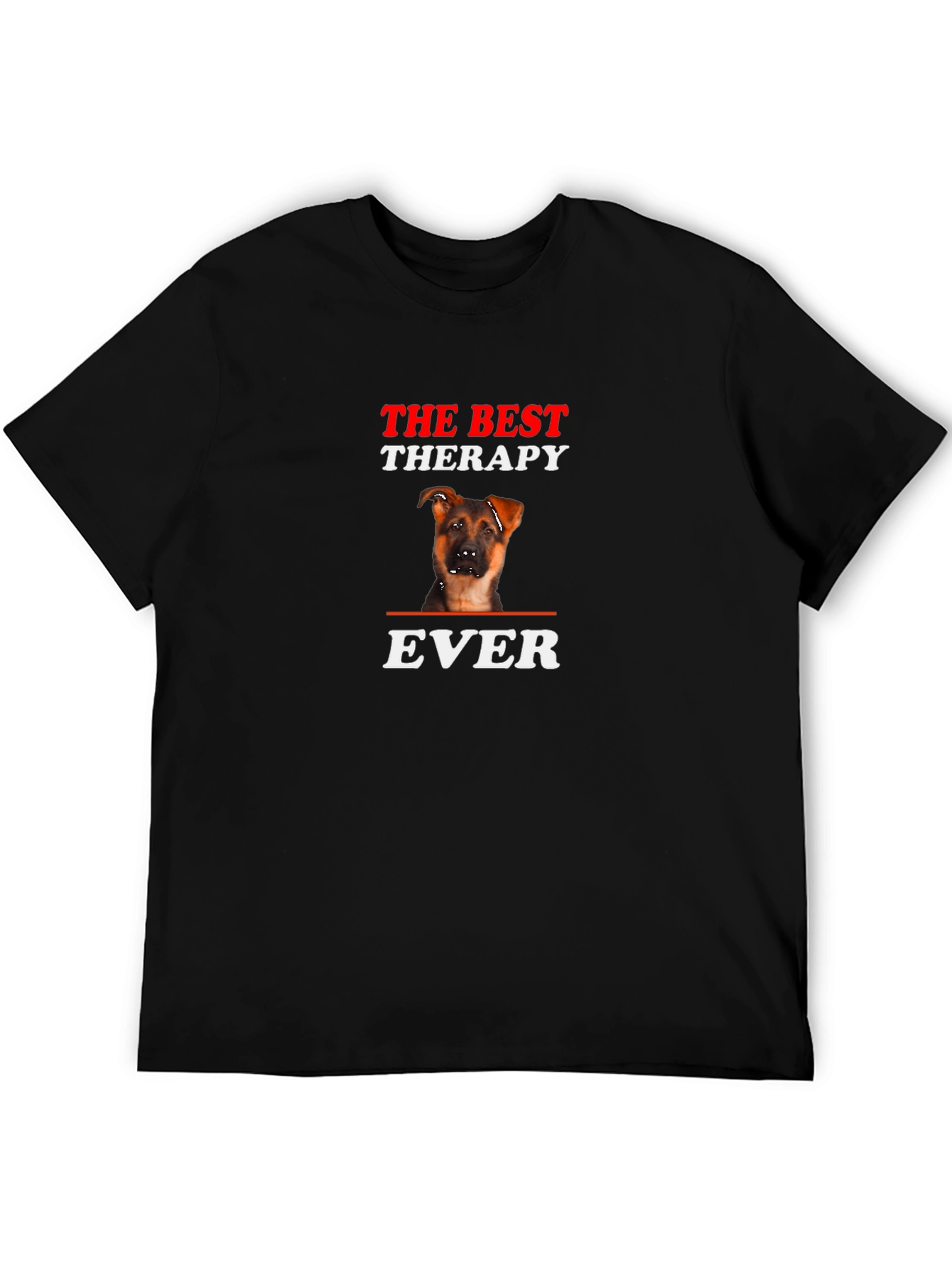 Best Therapy Dog T-Shirt - German Shepherd Puppy