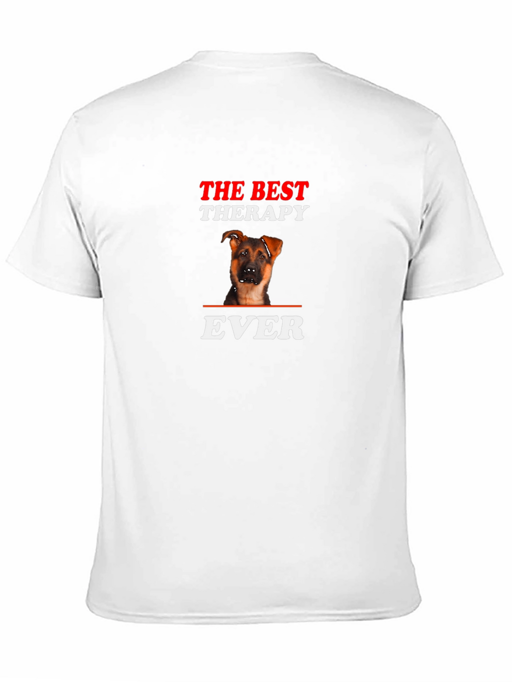Best Therapy Dog T-Shirt - German Shepherd Puppy