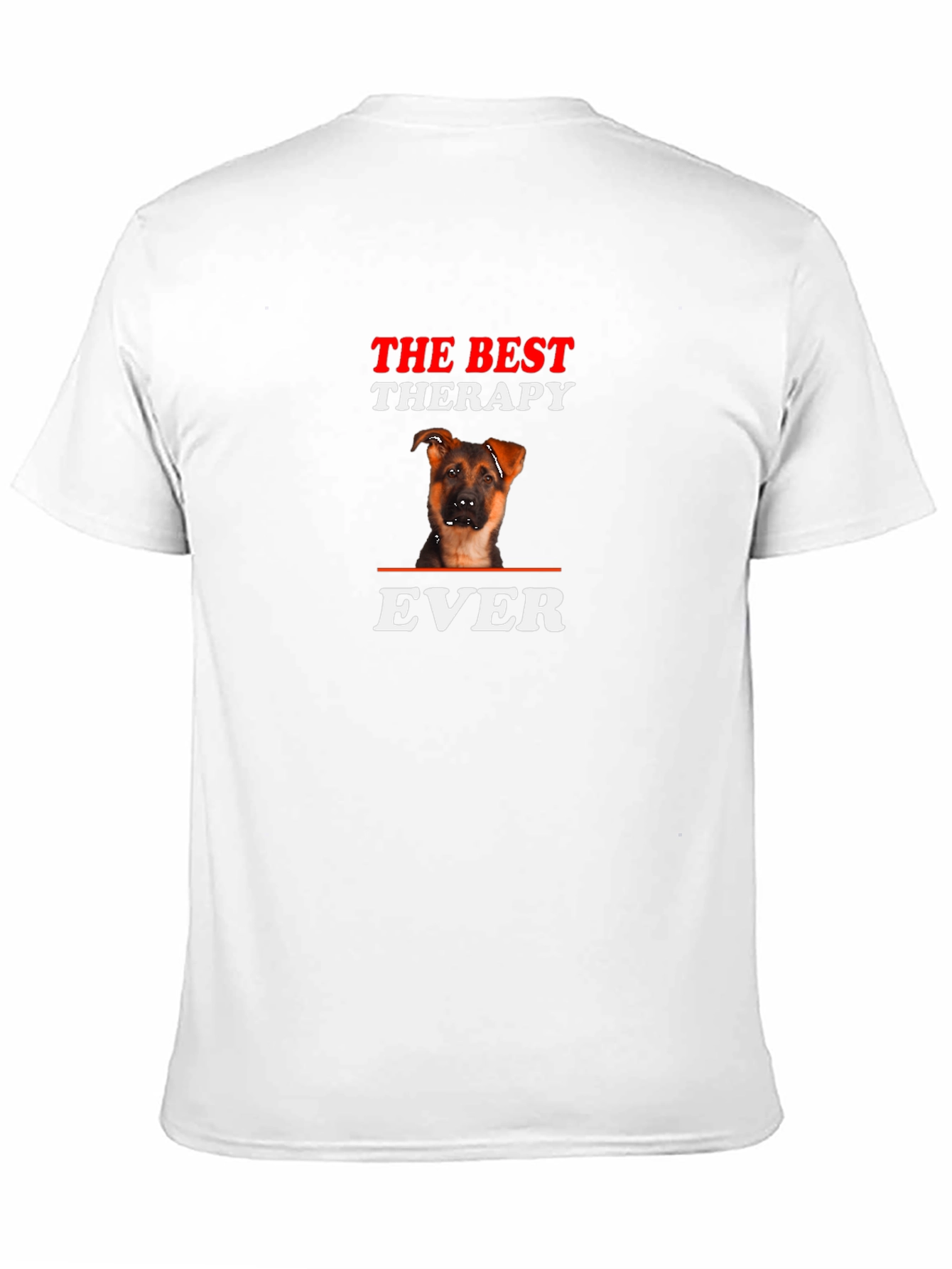 Best Therapy Dog T-Shirt - German Shepherd Puppy