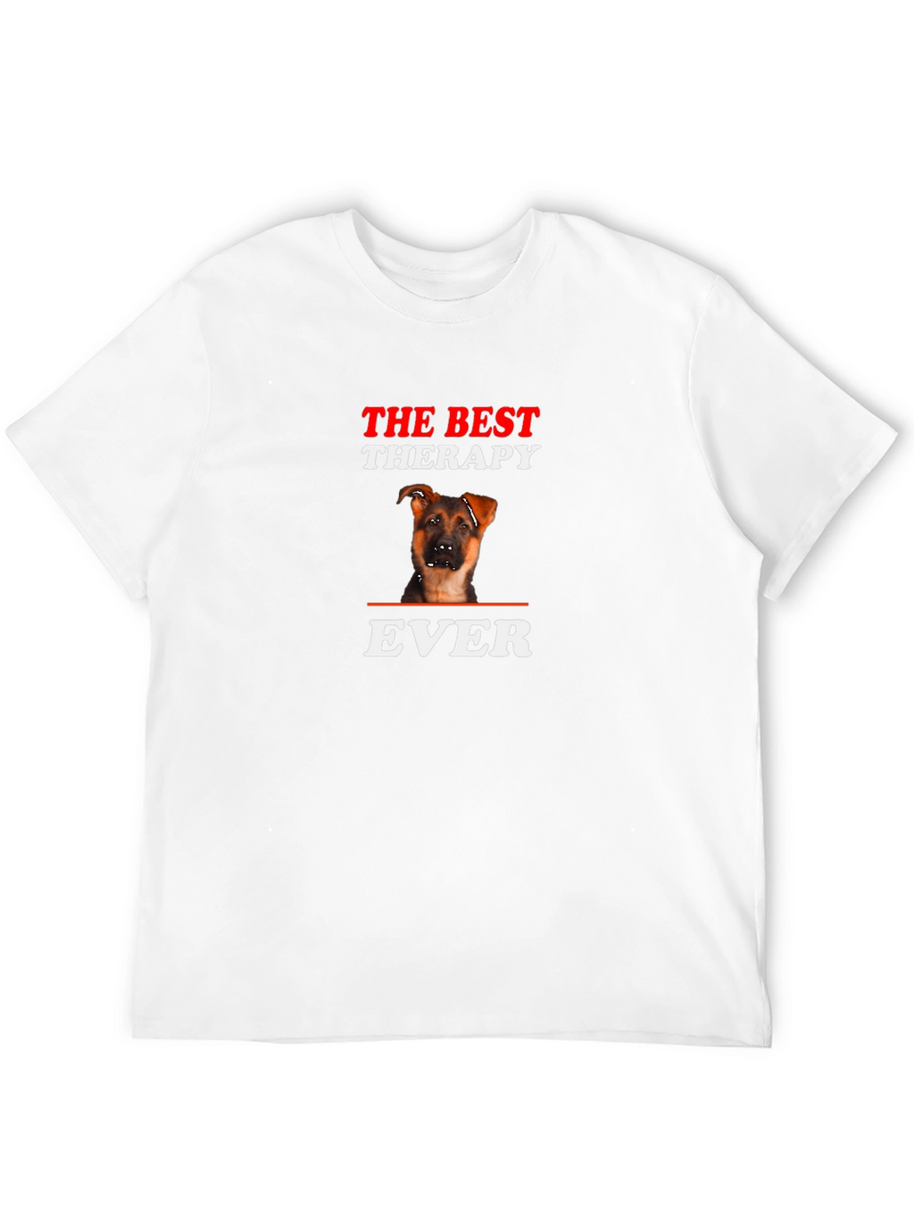 Best Therapy Dog T-Shirt - German Shepherd Puppy