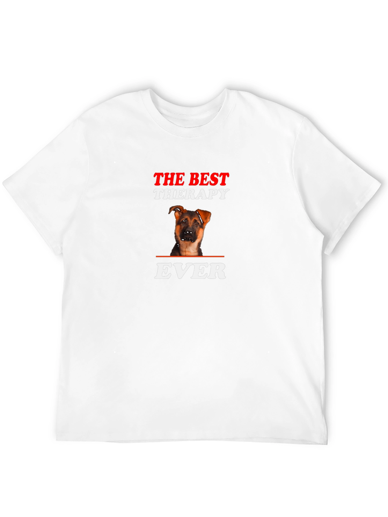 Best Therapy Dog T-Shirt - German Shepherd Puppy