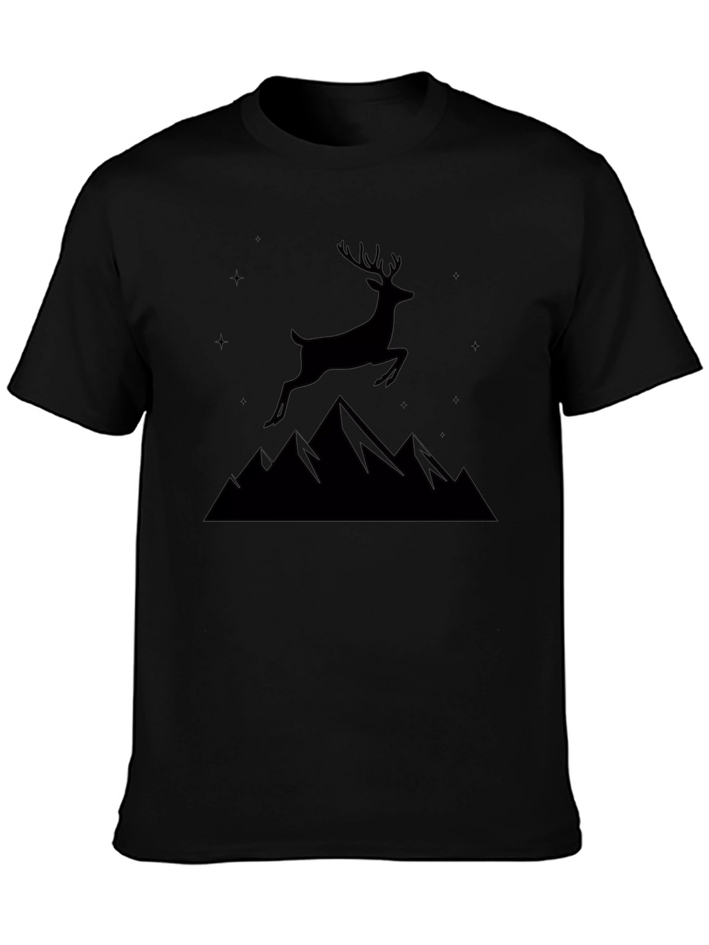 Black Deer Mountain Graphic Tee
