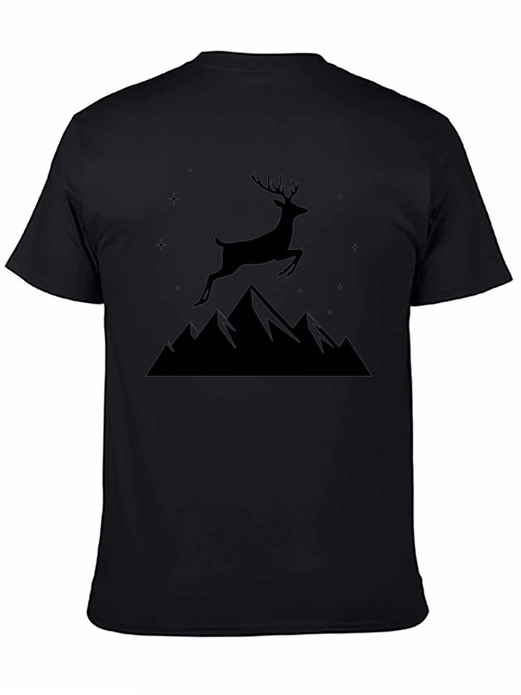 Black Deer Mountain Graphic Tee