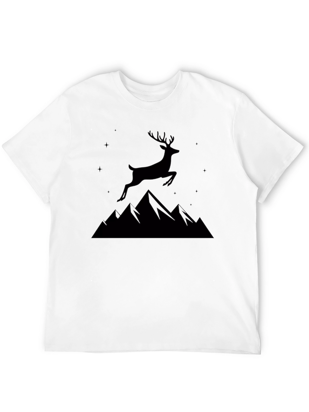 Black Deer Mountain Graphic Tee