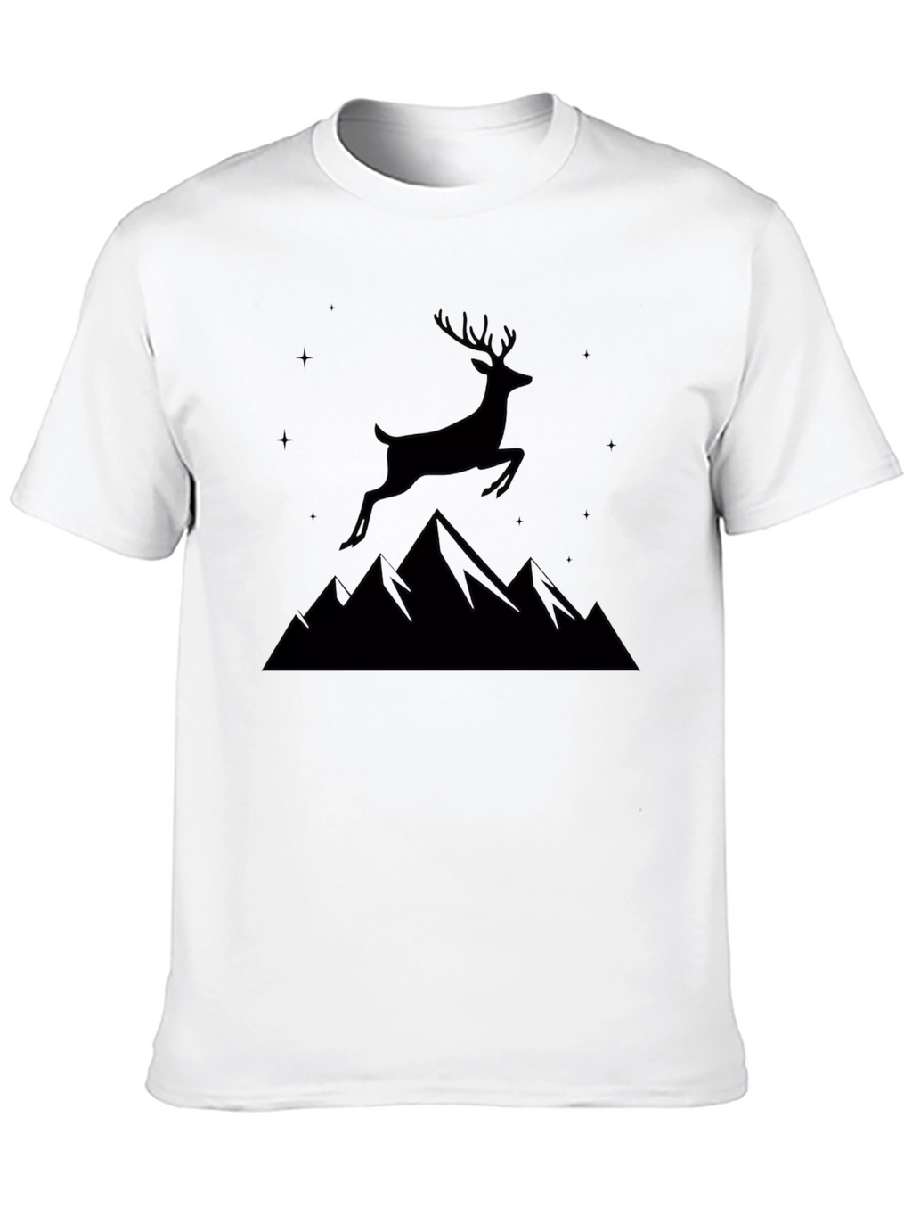 Black Deer Mountain Graphic Tee