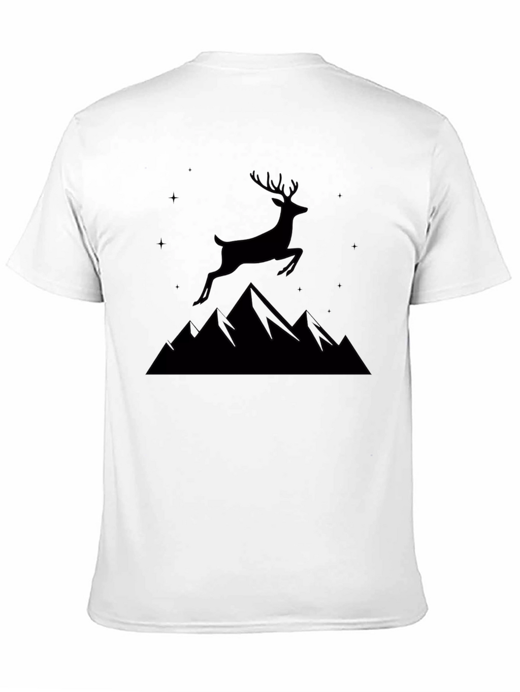 Black Deer Mountain Graphic Tee