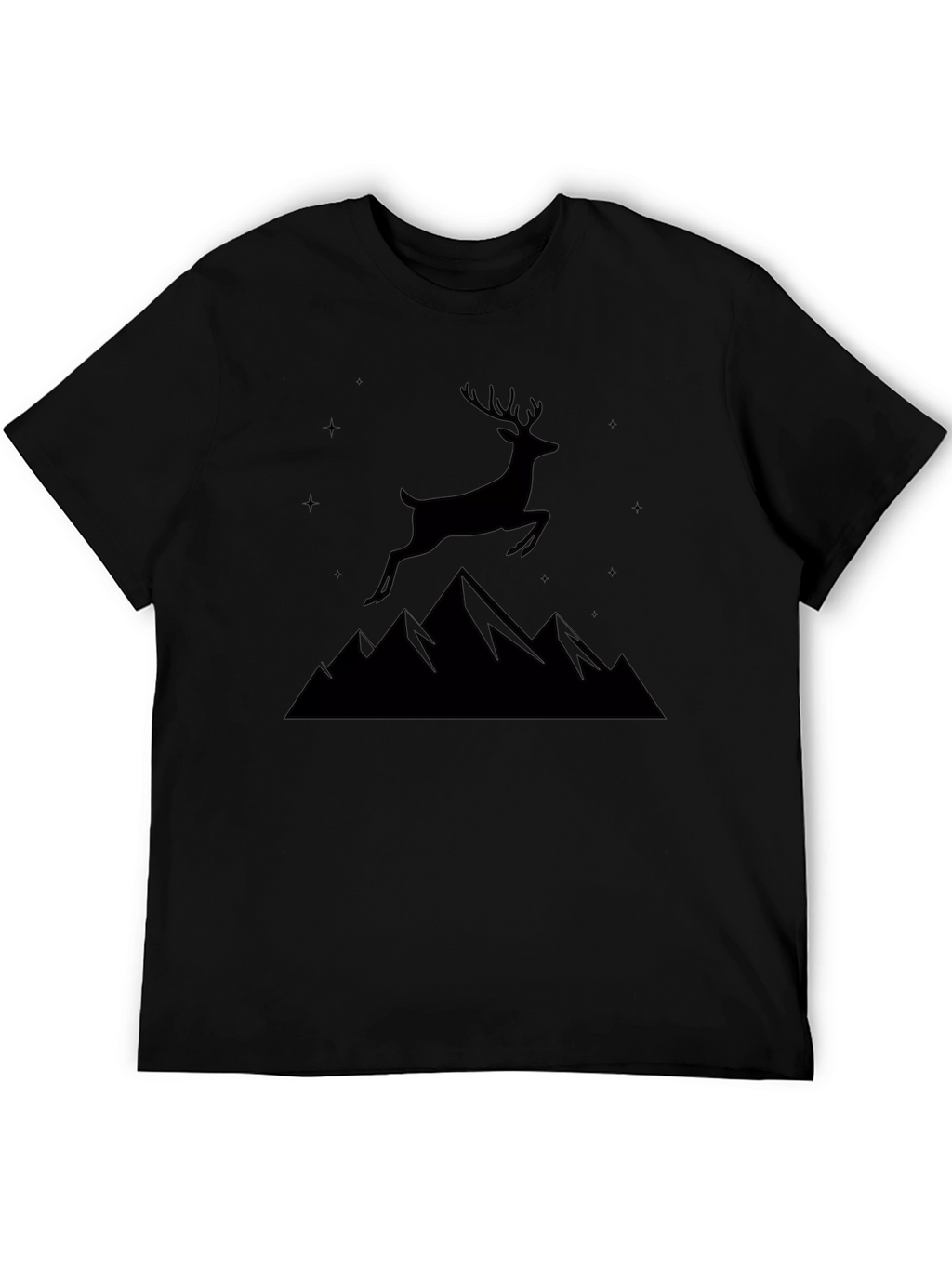 Black Deer Mountain Graphic Tee