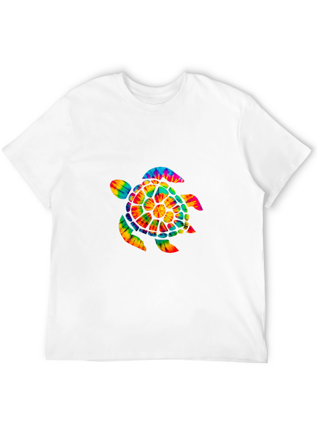 Tie-Dye Turtle Graphic Tee - Soft Cotton