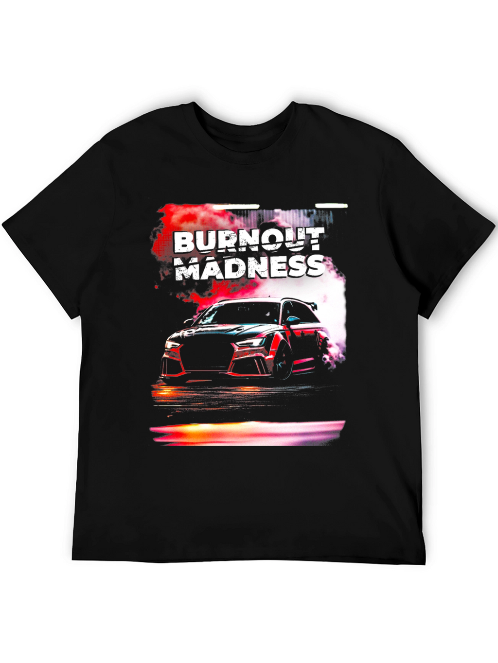 Burnout Madness Car Graphic T-Shirt