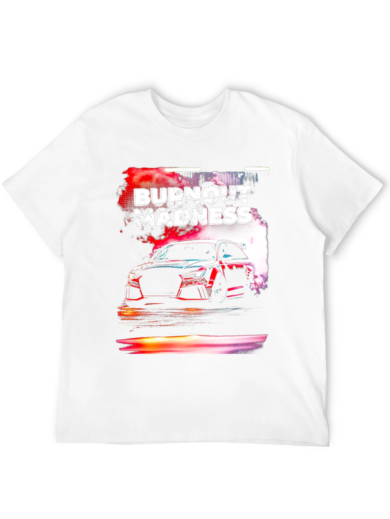Burnout Madness Car Graphic T-Shirt