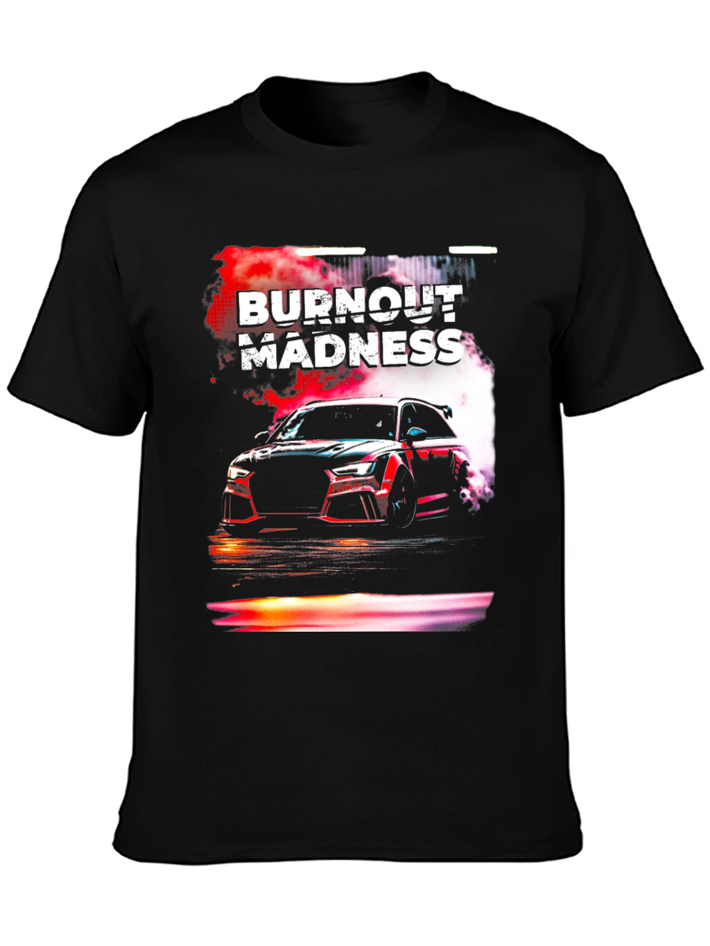 Burnout Madness Car Graphic T-Shirt