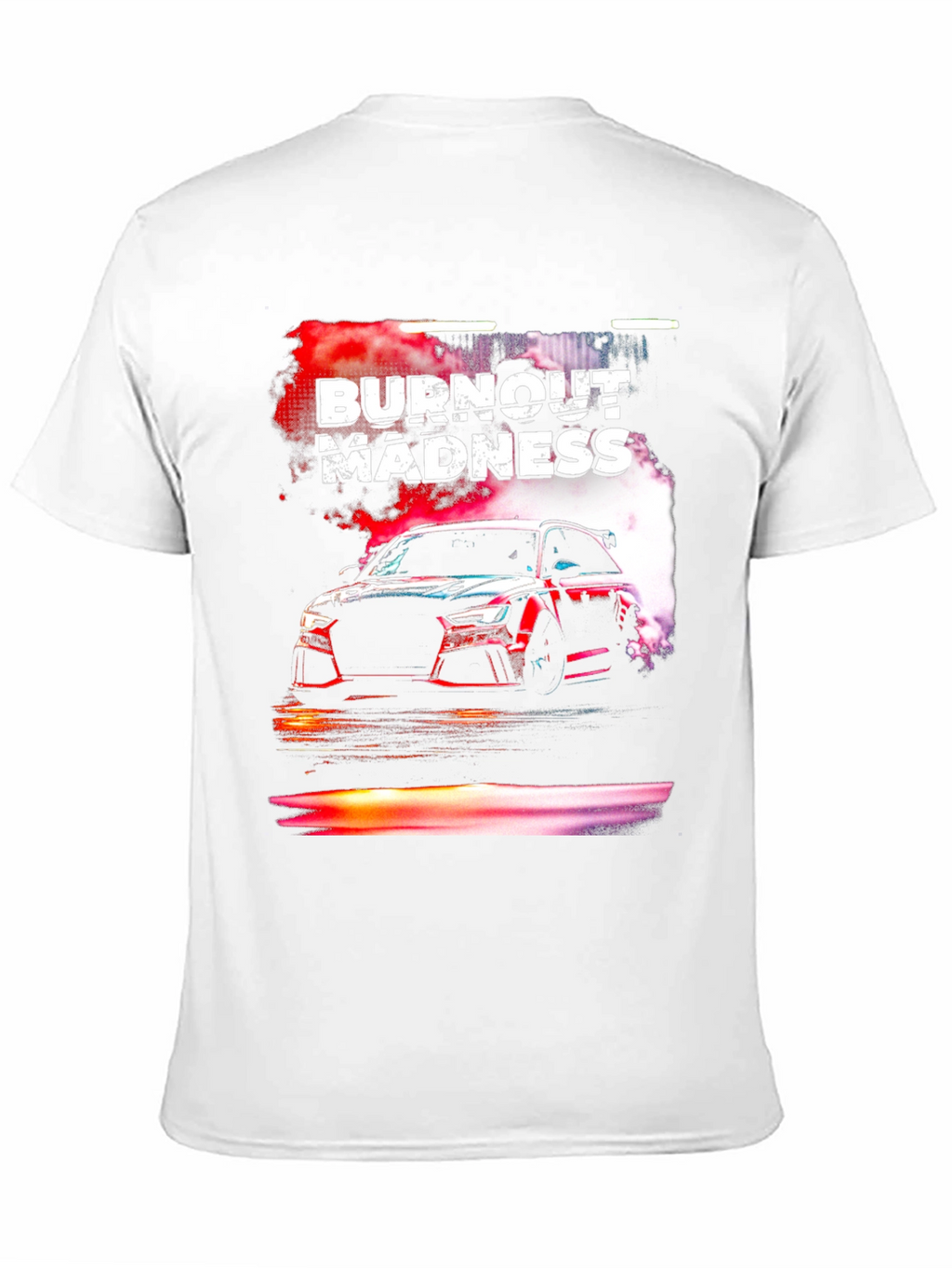 Burnout Madness Car Graphic T-Shirt