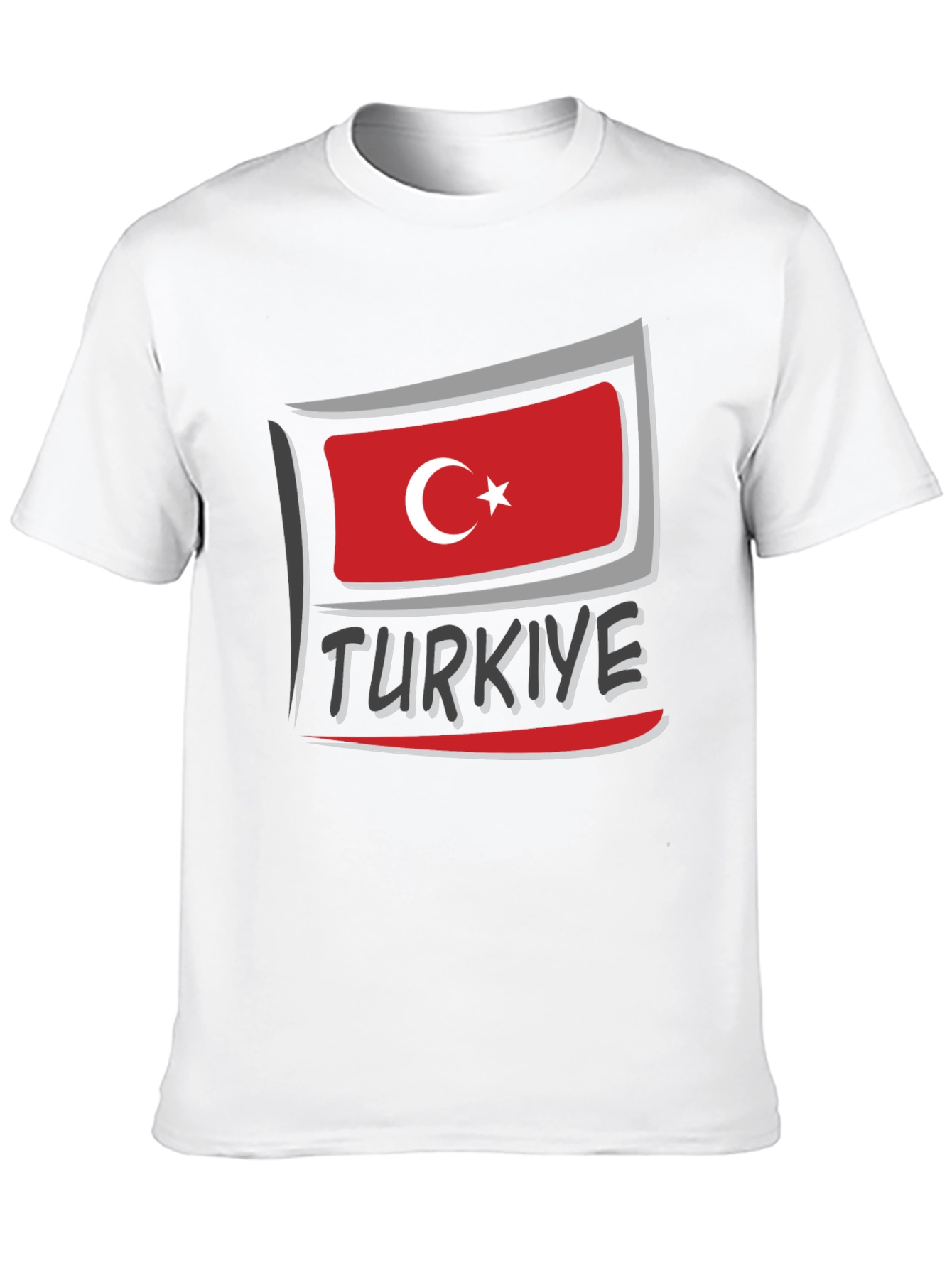 Türkiye Flag Graphic T-Shirt