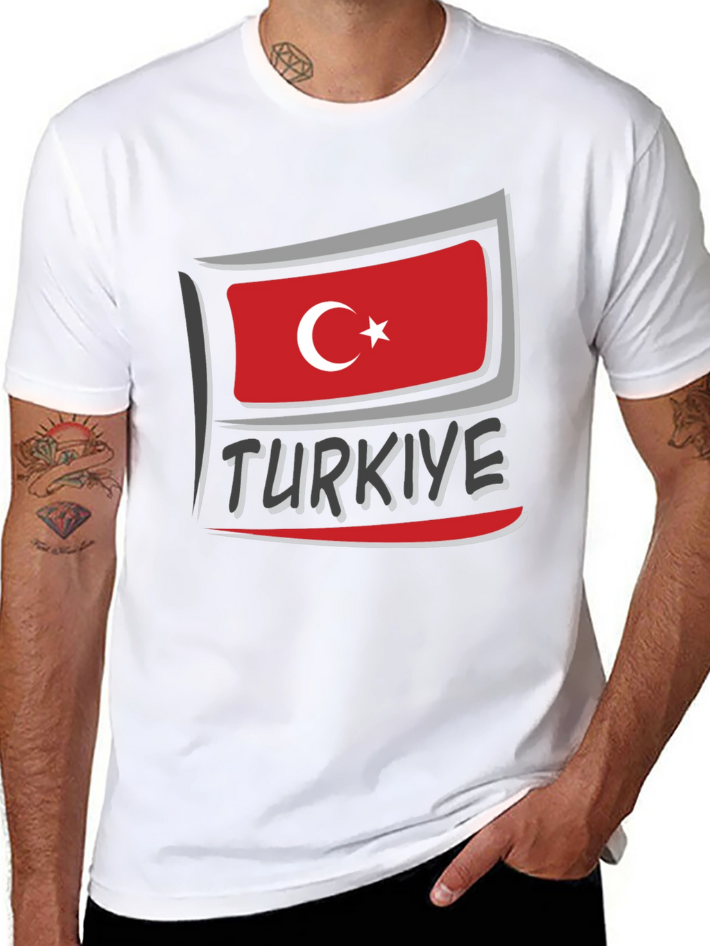 Türkiye Flag Graphic T-Shirt