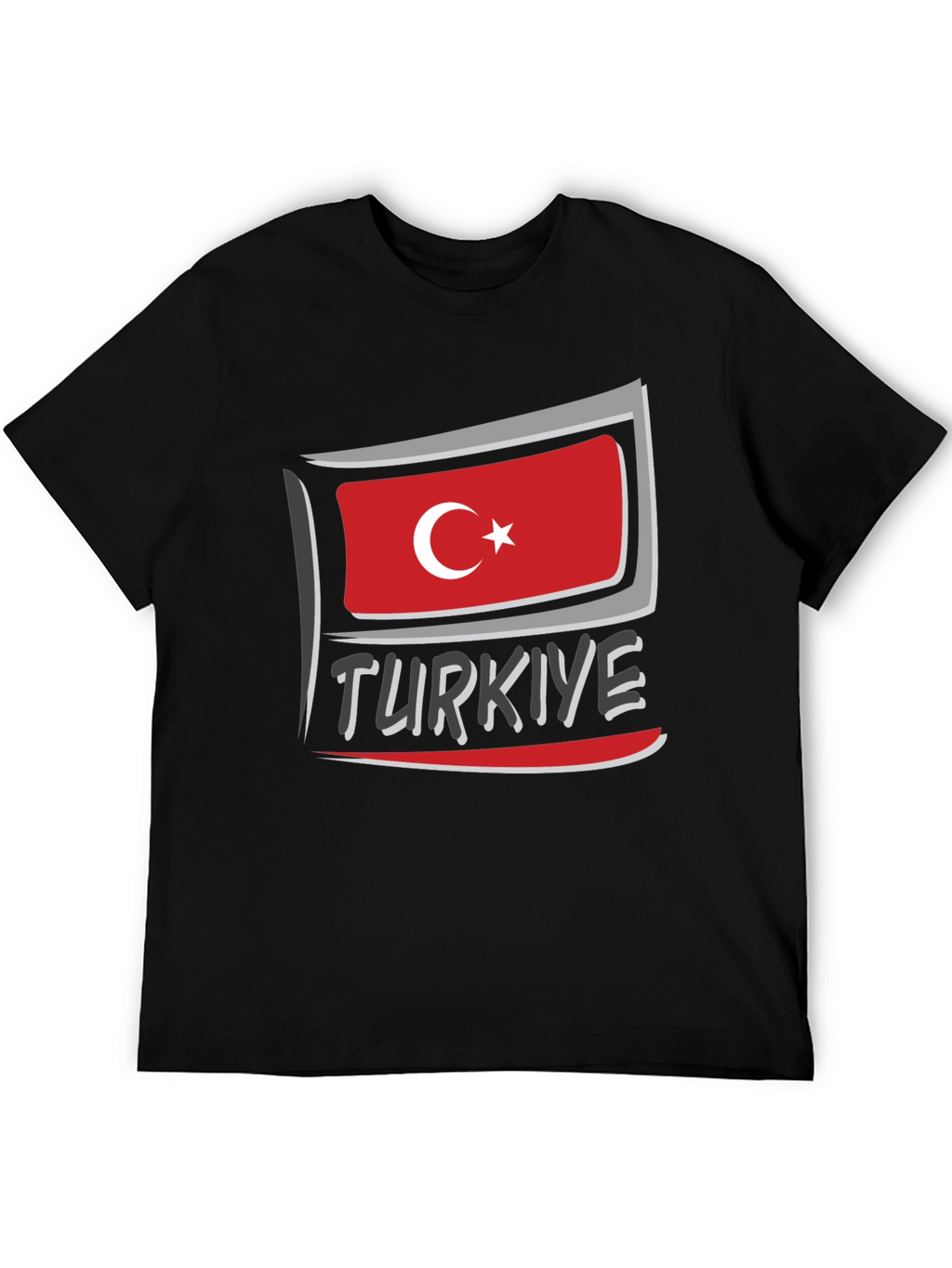 Türkiye Flag Graphic T-Shirt
